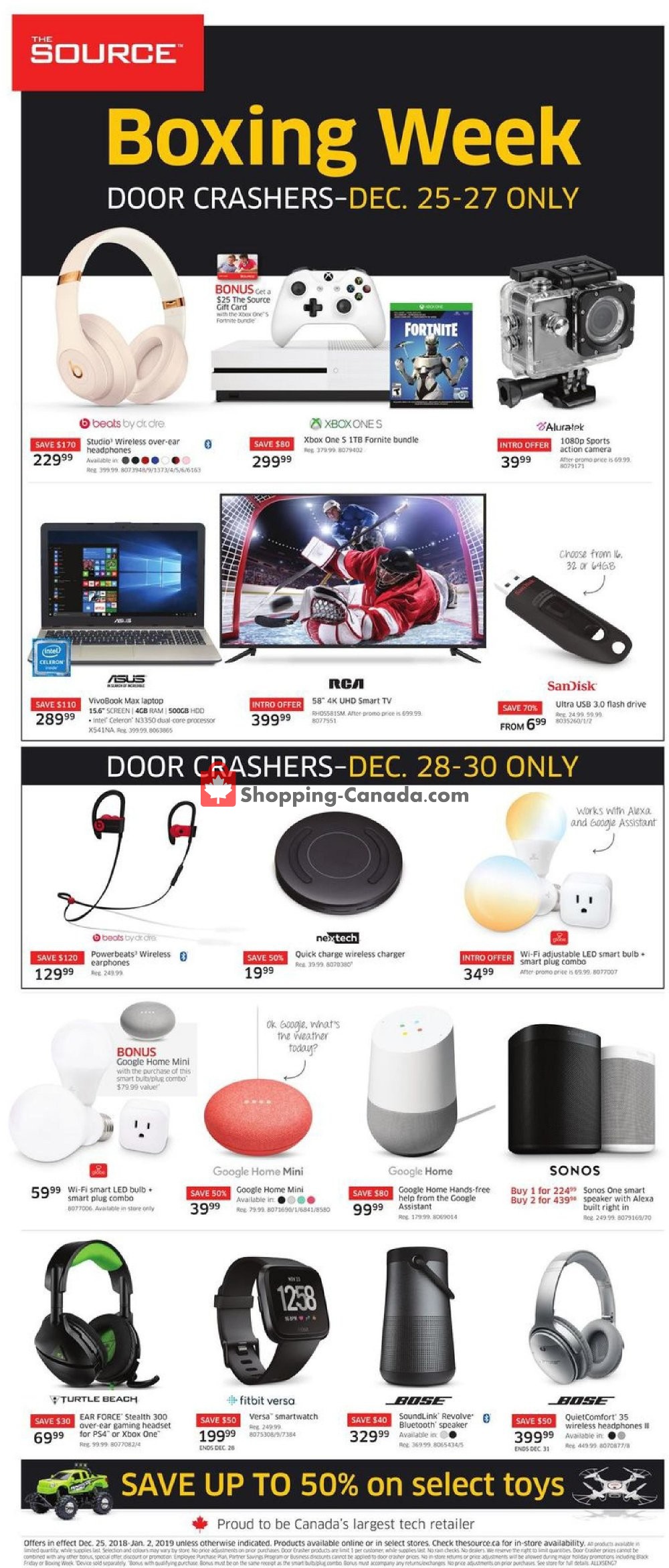 The Source flyer from Tuesday December 25, 2018 to Wednesday January 2, 2019 - page 1