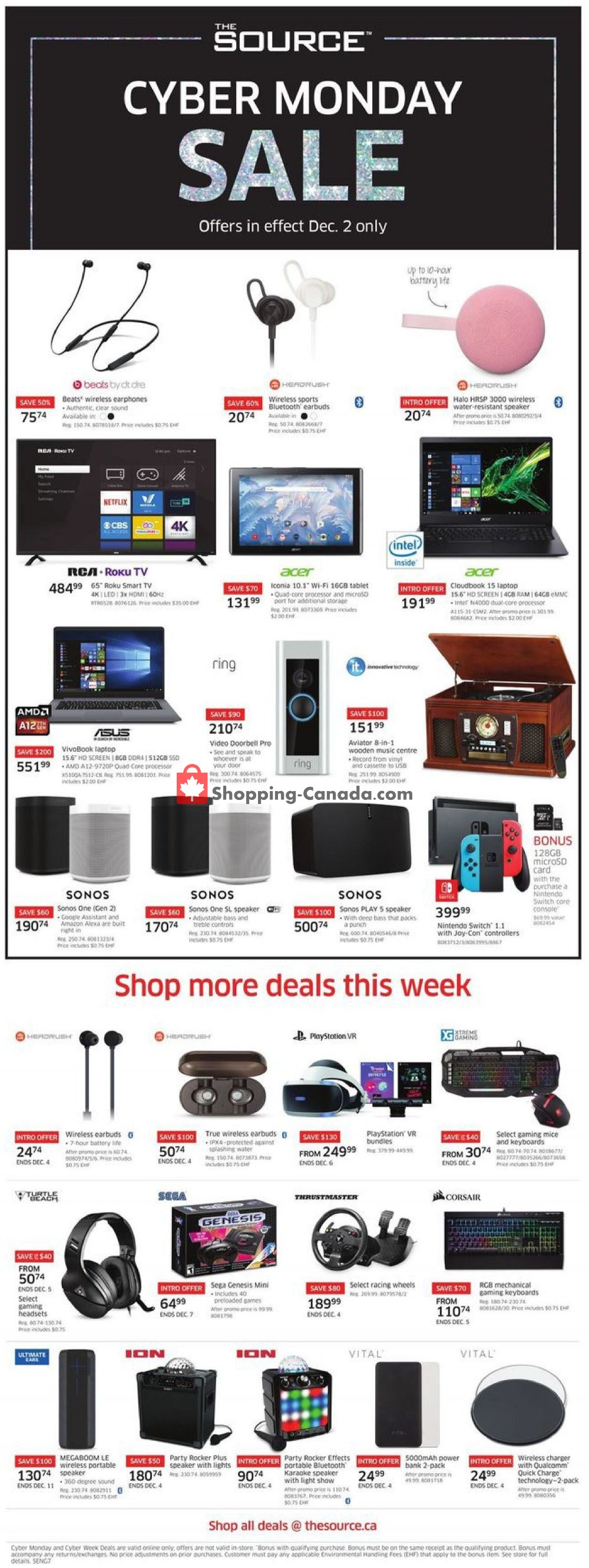 The Source flyer from Monday December 2, 2019 to Wednesday December 4, 2019 - page 1