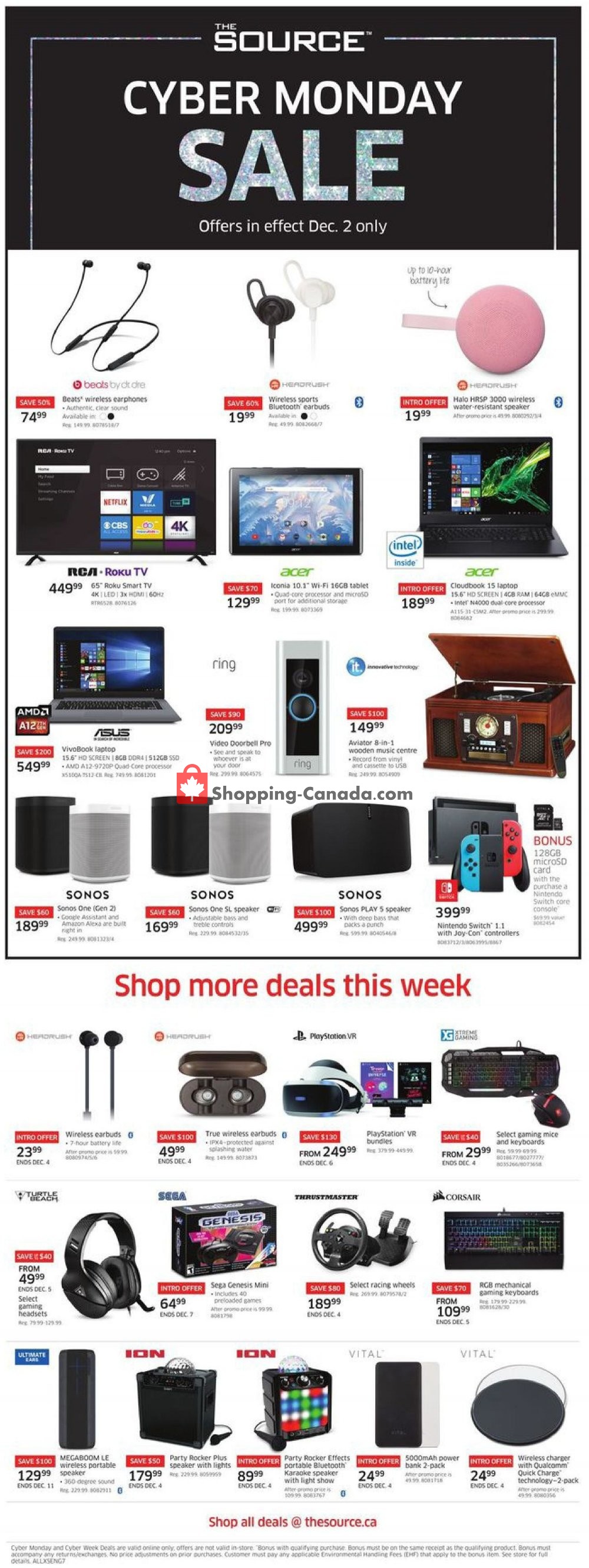 The Source flyer from Monday December 2, 2019 to Wednesday December 4, 2019 - page 1