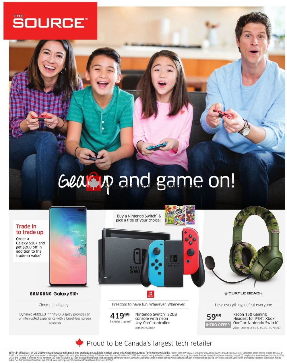 The Source flyer from Thursday March 14, 2019 to Wednesday March 20, 2019 - page 1