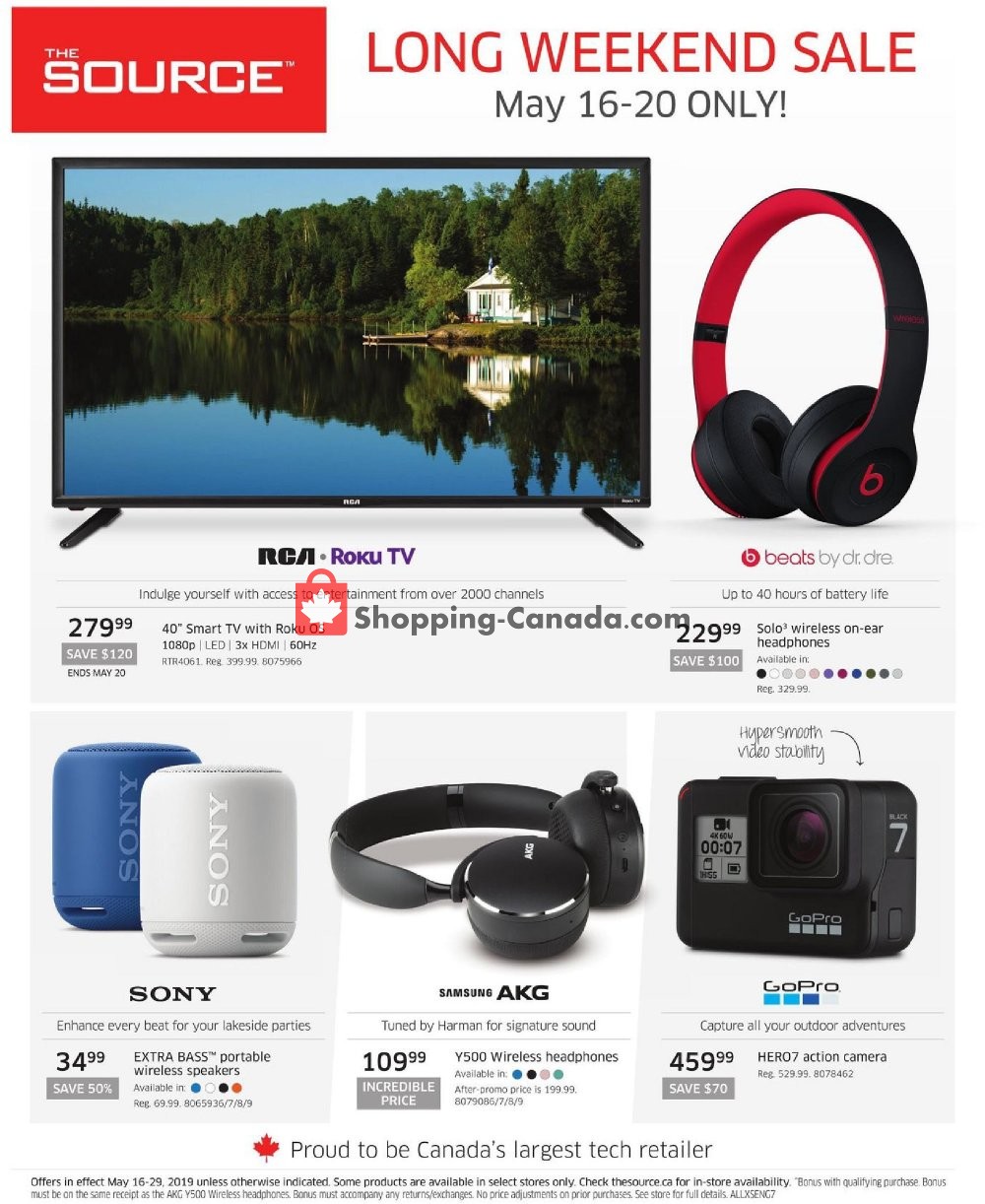 The Source flyer from Thursday May 16, 2019 to Wednesday May 29, 2019 - page 1