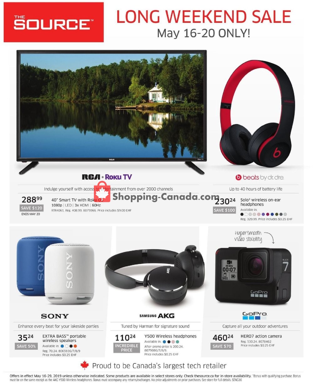 The Source flyer from Thursday May 16, 2019 to Wednesday May 29, 2019 - page 1