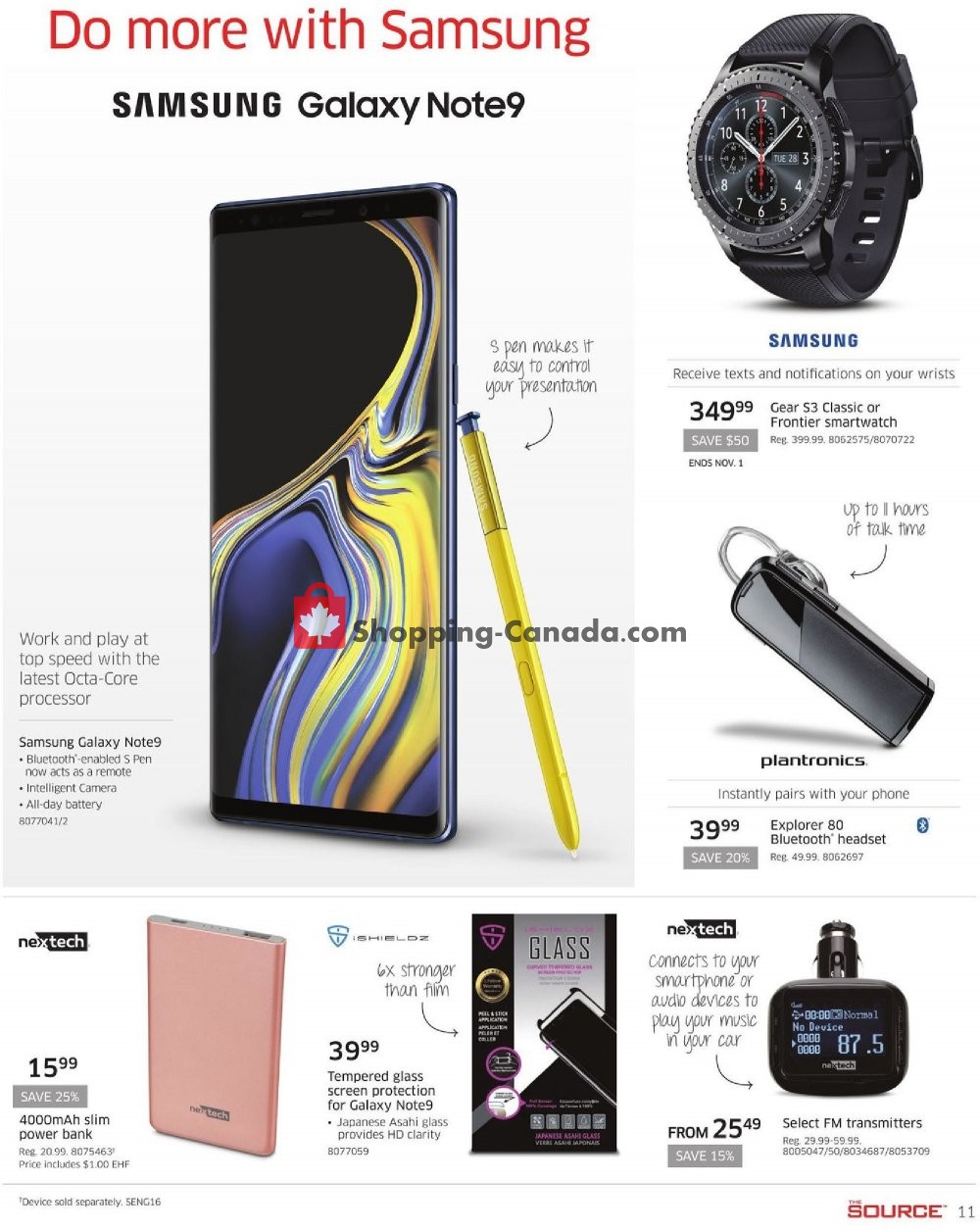 The Source flyer from Thursday October 25, 2018 to Wednesday November 7, 2018 - page 13