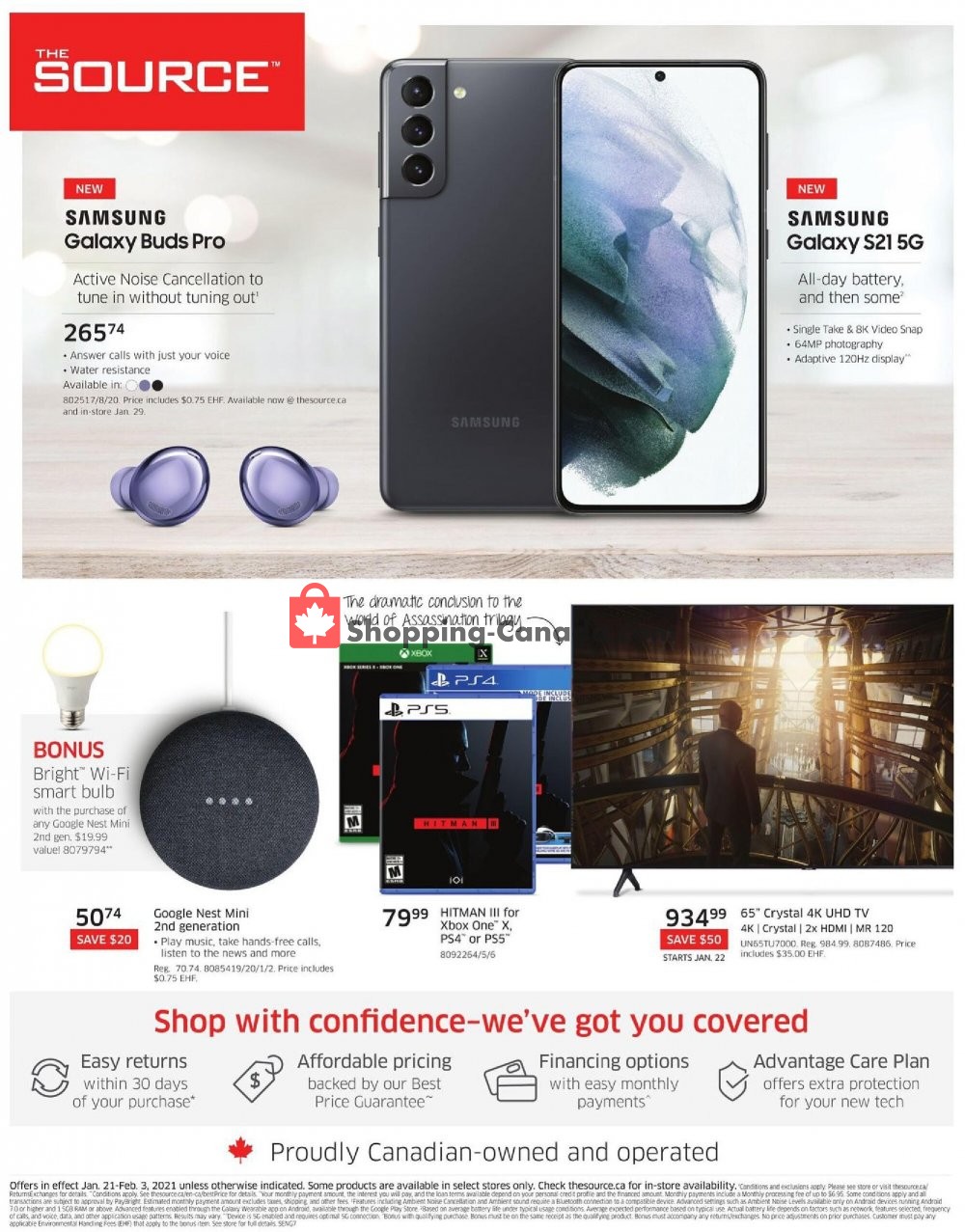 The Source flyer from Thursday January 21, 2021 to Wednesday February 3, 2021 - page 1