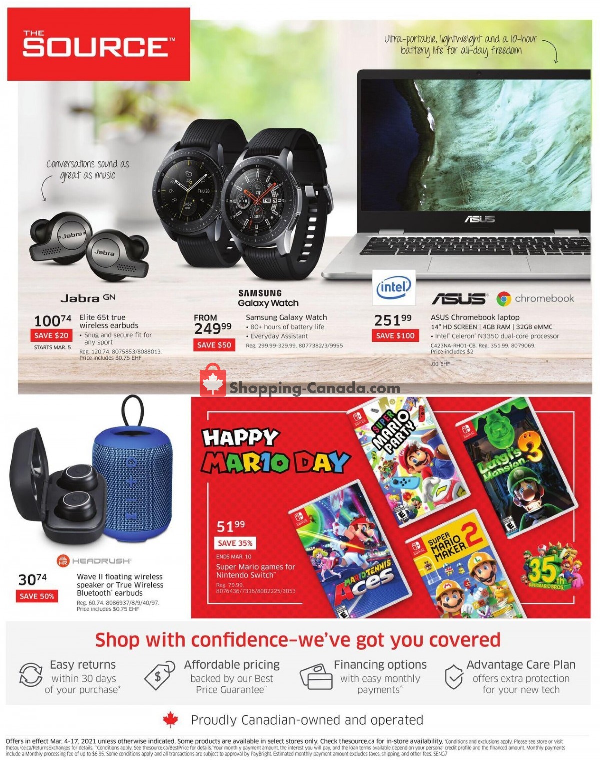 The Source flyer from Thursday March 4, 2021 to Wednesday March 17, 2021 - page 1