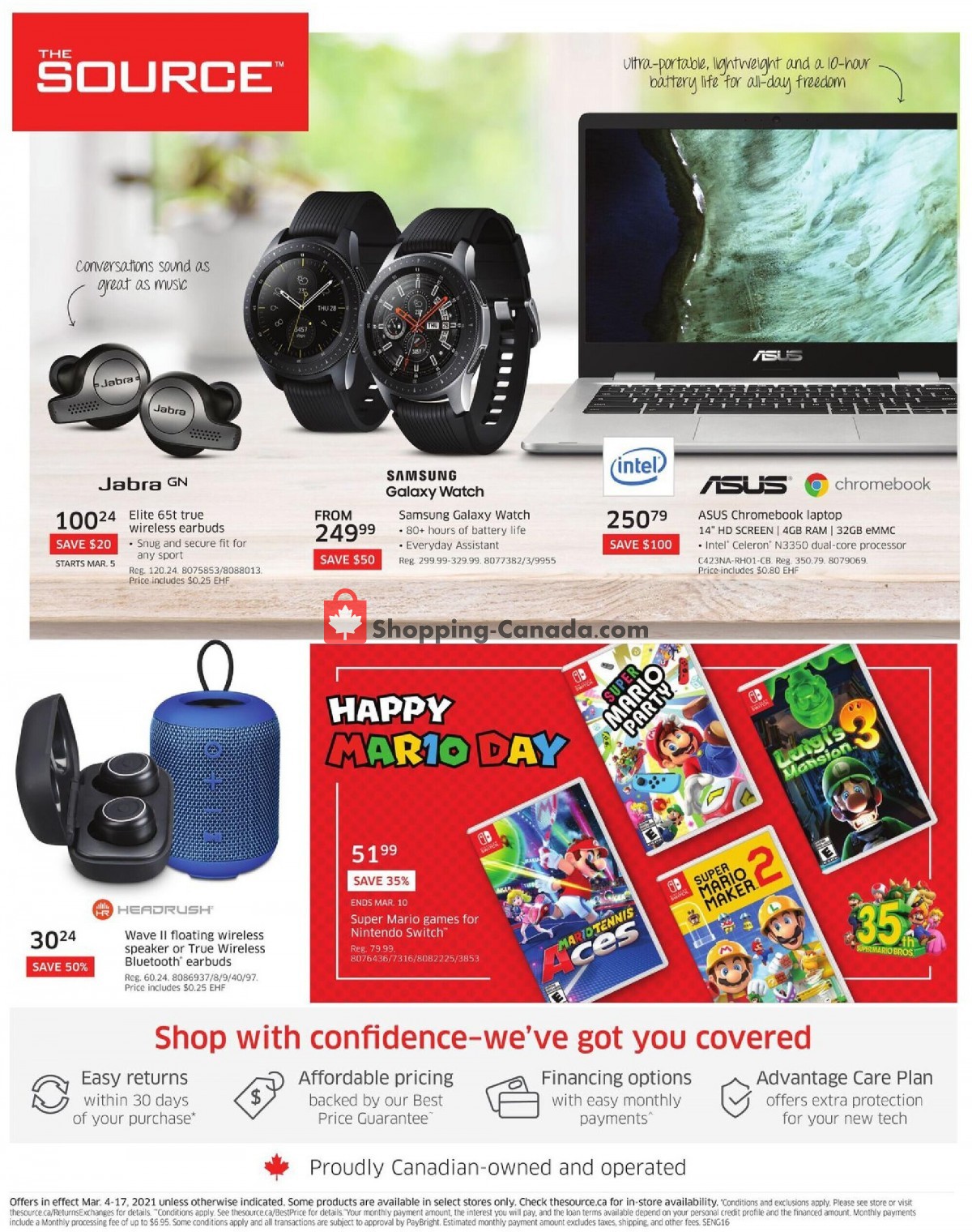 The Source flyer from Thursday March 4, 2021 to Wednesday March 17, 2021 - page 1