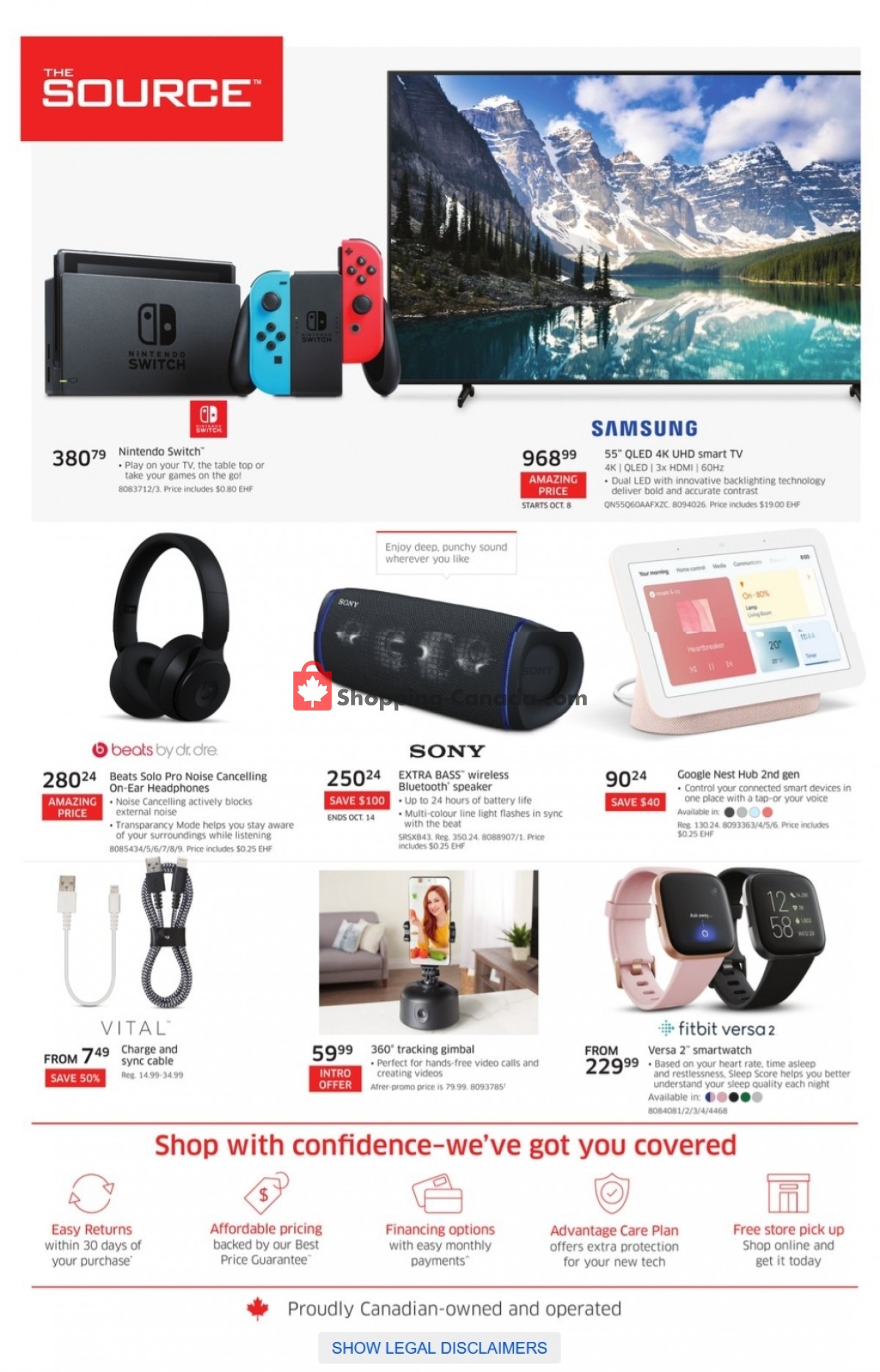 The Source flyer from Thursday October 7, 2021 to Wednesday October 20, 2021 - page 1
