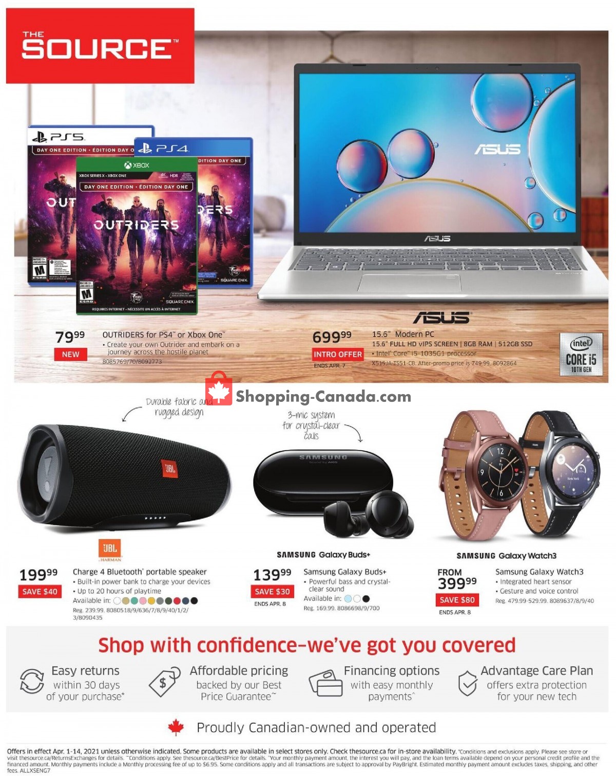 The Source flyer from Thursday April 1, 2021 to Wednesday April 14, 2021 - page 1