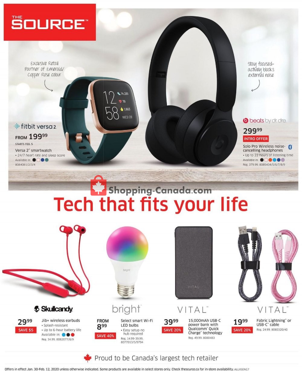 The Source flyer from Thursday January 30, 2020 to Wednesday February 12, 2020 - page 1