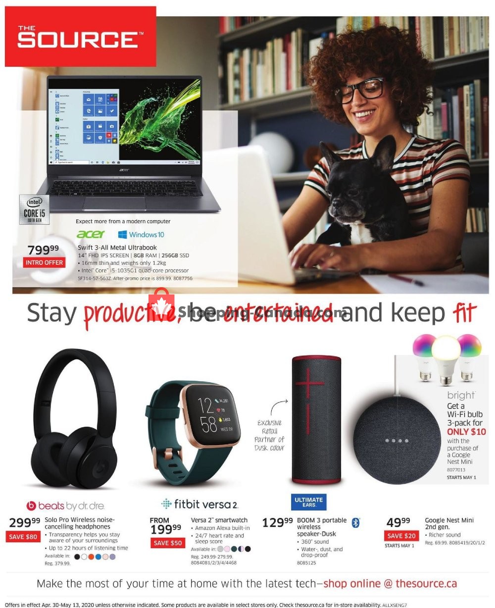 The Source flyer from Thursday April 30, 2020 to Wednesday May 13, 2020 - page 1
