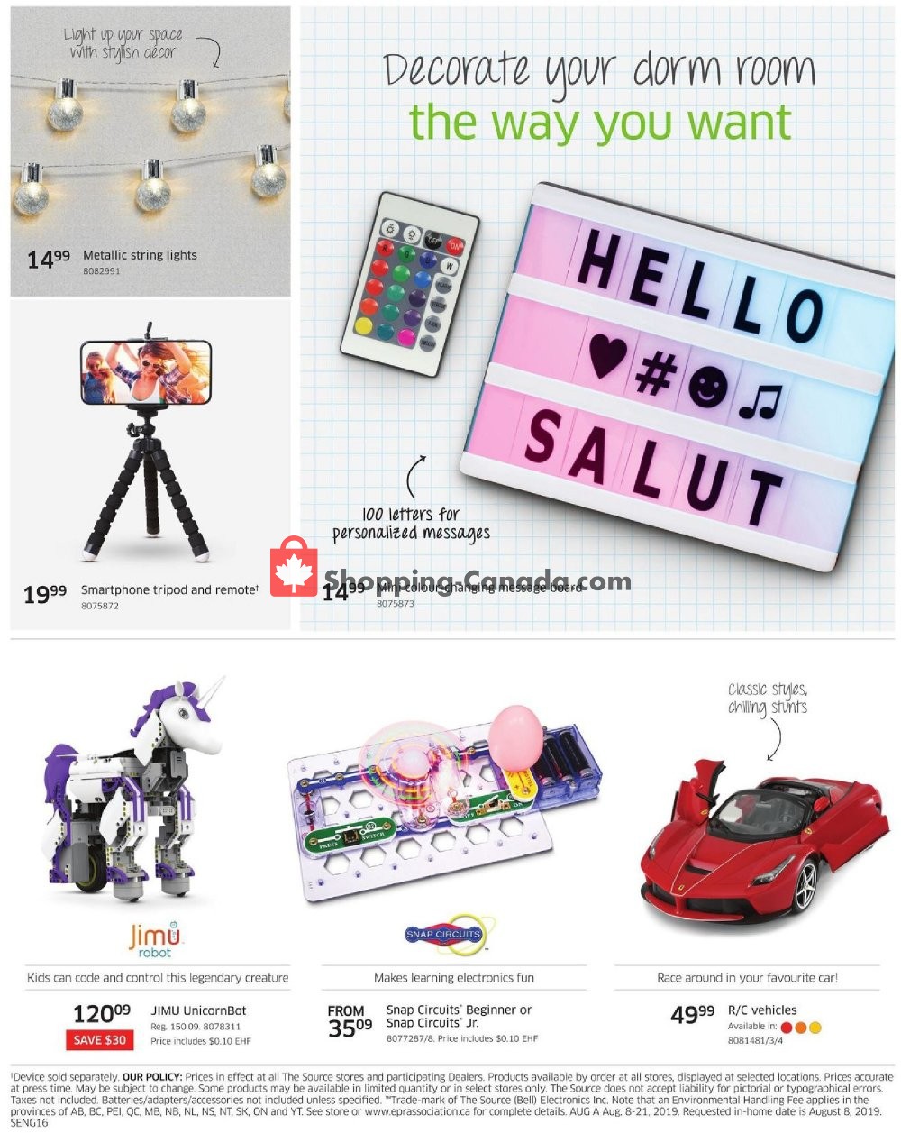 The Source flyer from Thursday August 8, 2019 to Wednesday August 21, 2019 - page 17