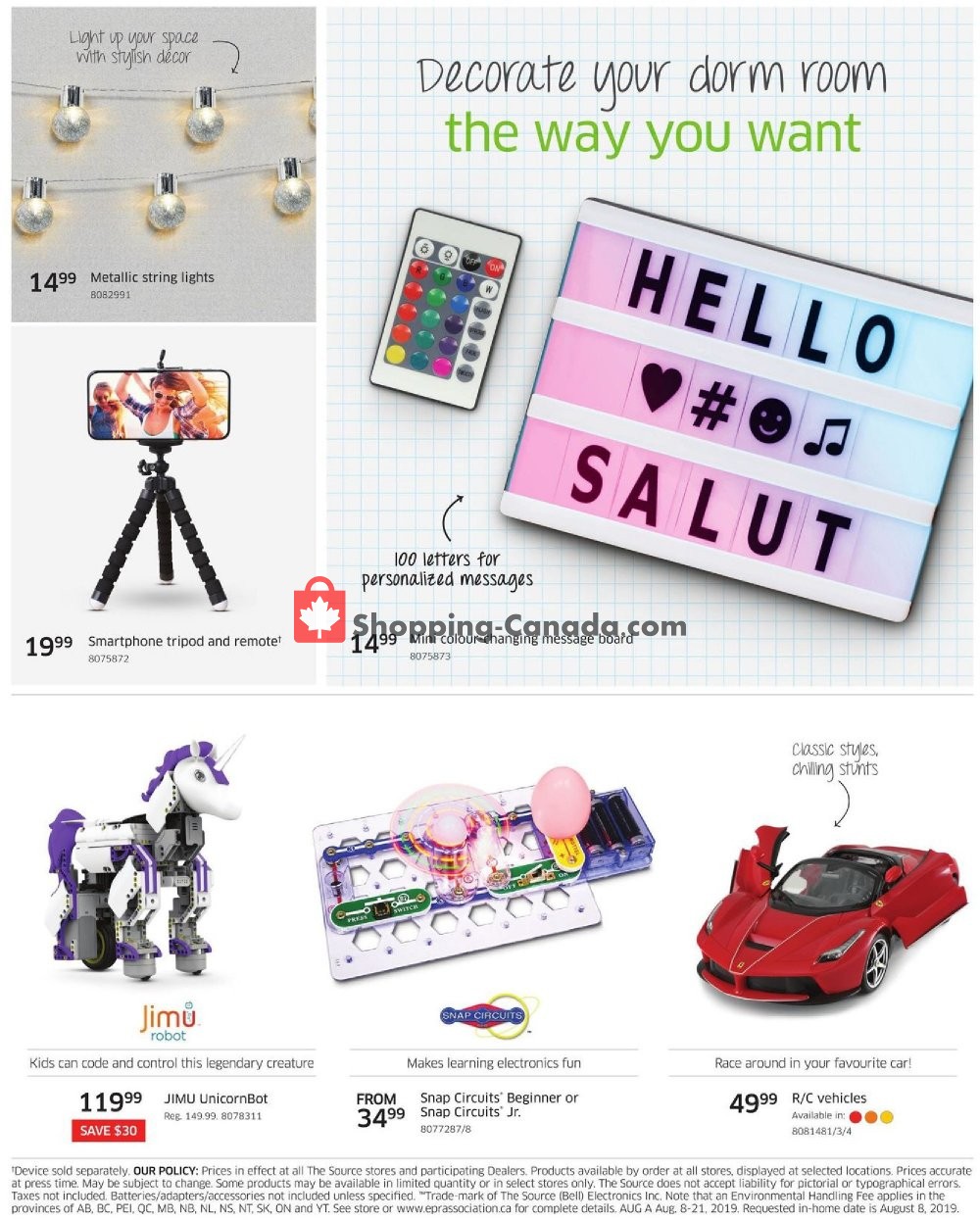 The Source flyer from Thursday August 8, 2019 to Wednesday August 21, 2019 - page 17