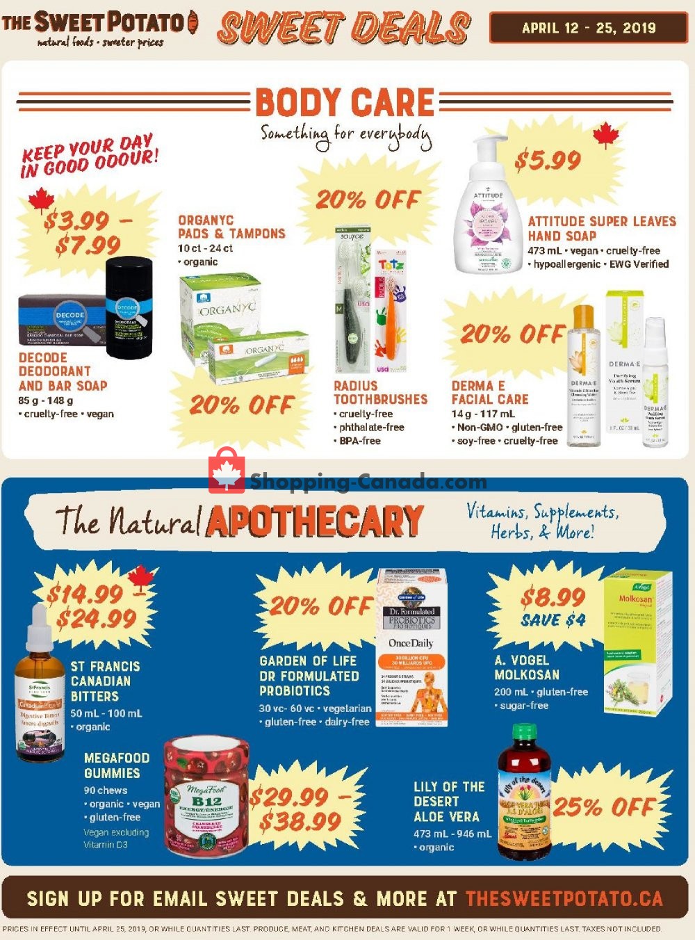The Sweet Potato flyer from Thursday April 18, 2019 to Thursday April 25, 2019 - page 8