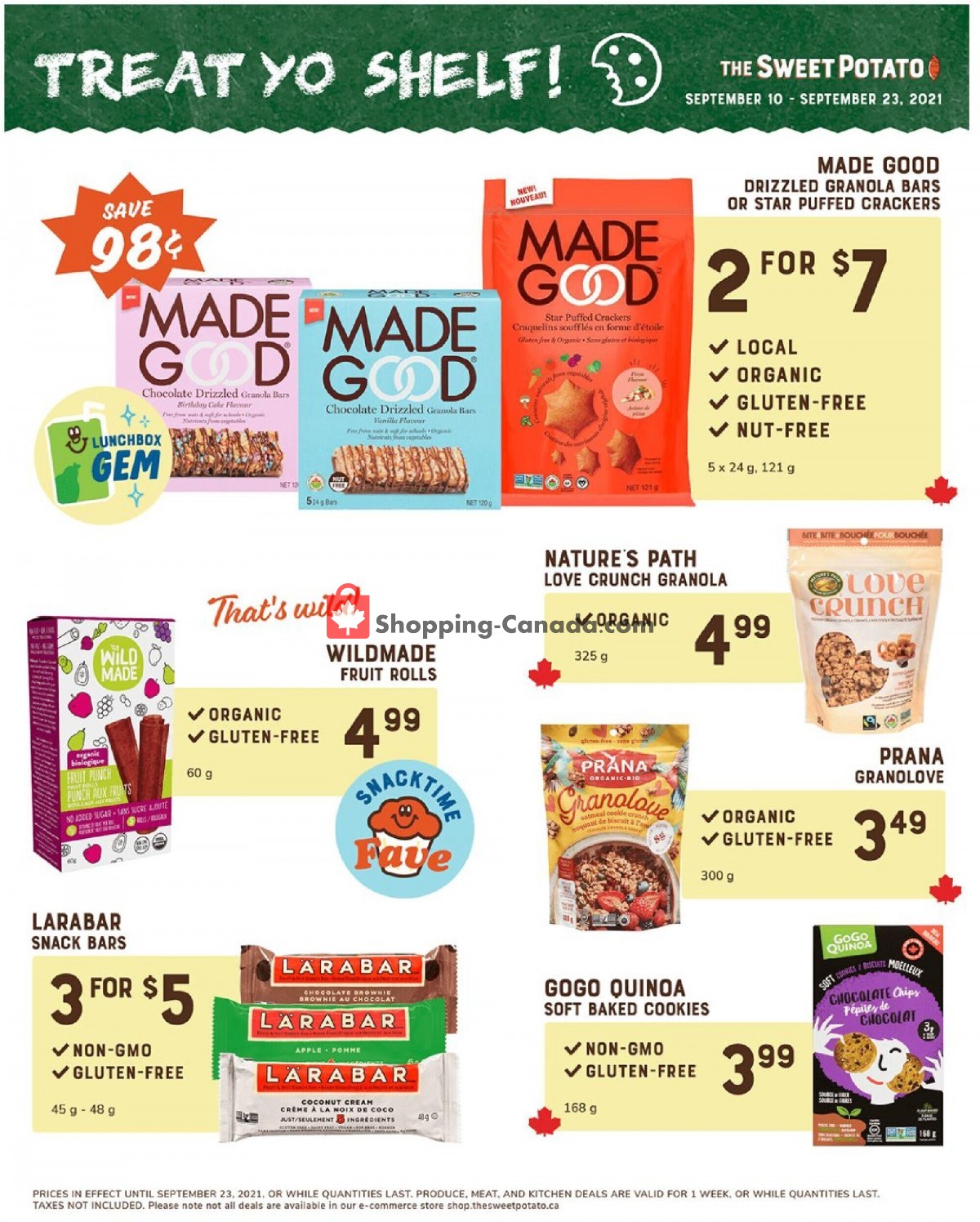The Sweet Potato flyer from Friday September 10, 2021 to Thursday September 23, 2021 - page 4
