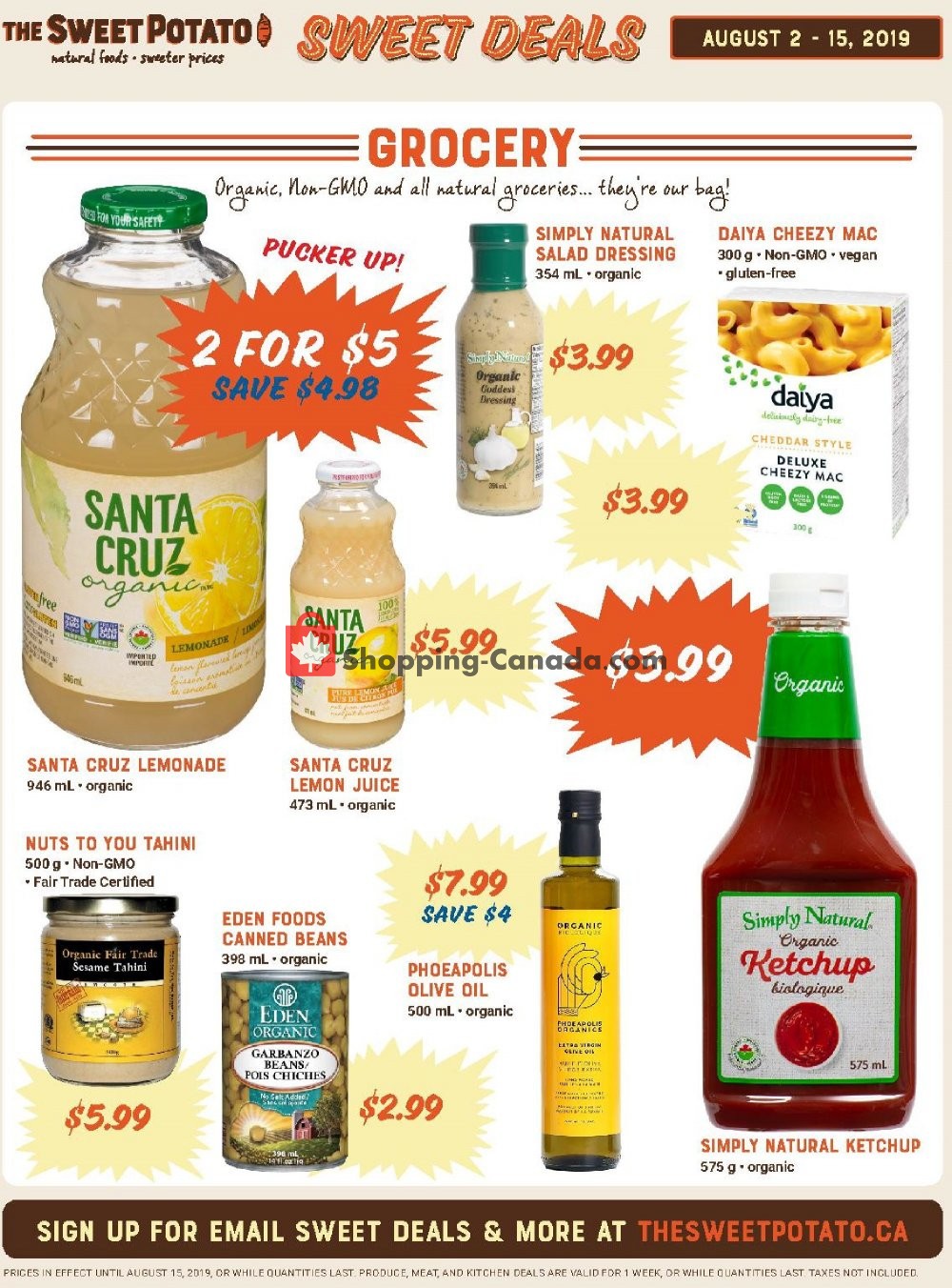 The Sweet Potato flyer from Friday August 2, 2019 to Thursday August 8, 2019 - page 5