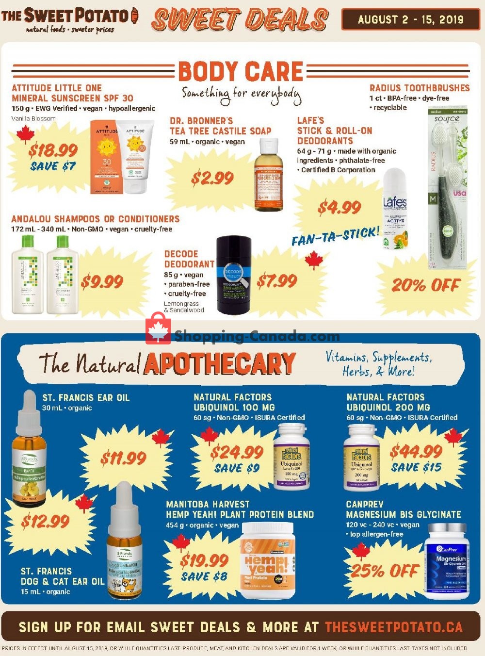 The Sweet Potato flyer from Friday August 2, 2019 to Thursday August 8, 2019 - page 8