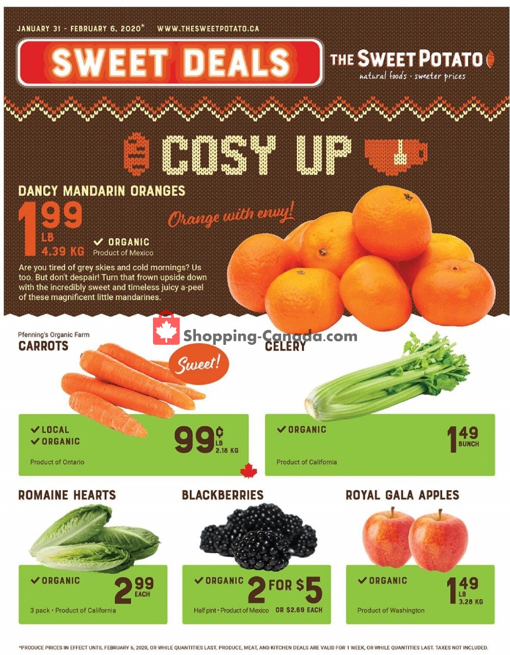 The Sweet Potato flyer from Friday January 31, 2020 to Thursday February 6, 2020 - page 1