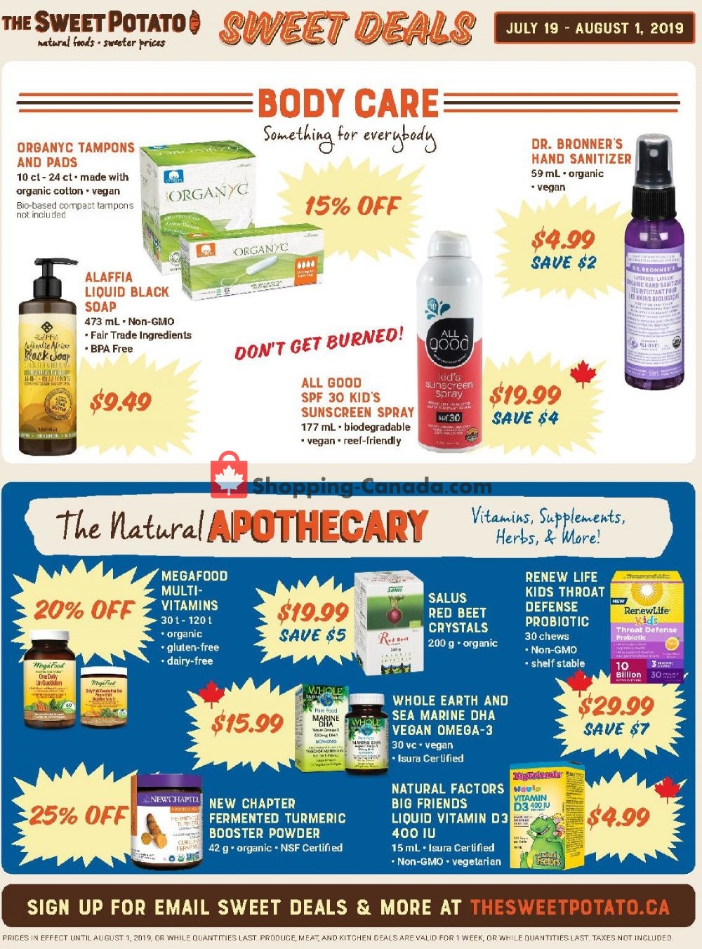 The Sweet Potato flyer from Friday July 19, 2019 to Thursday July 25, 2019 - page 8
