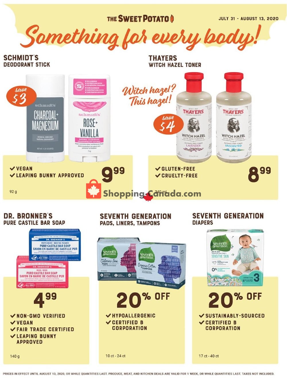The Sweet Potato flyer from Friday July 31, 2020 to Thursday August 13, 2020 - page 9