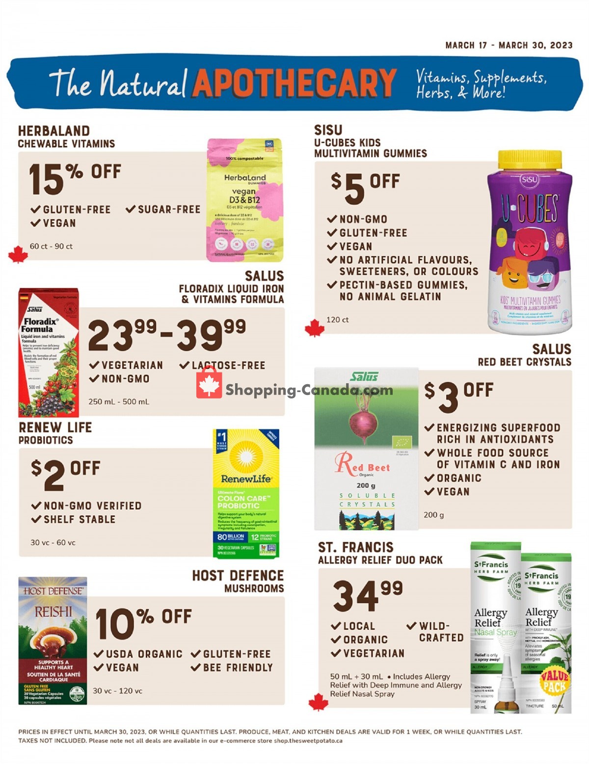 The Sweet Potato flyer from Friday March 17, 2023 to Thursday March 30, 2023 - page 12