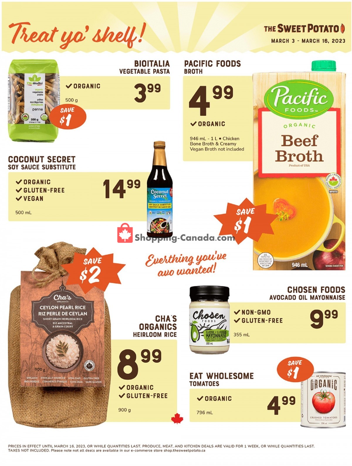 The Sweet Potato flyer from Friday March 3, 2023 to Thursday March 16, 2023 - page 7