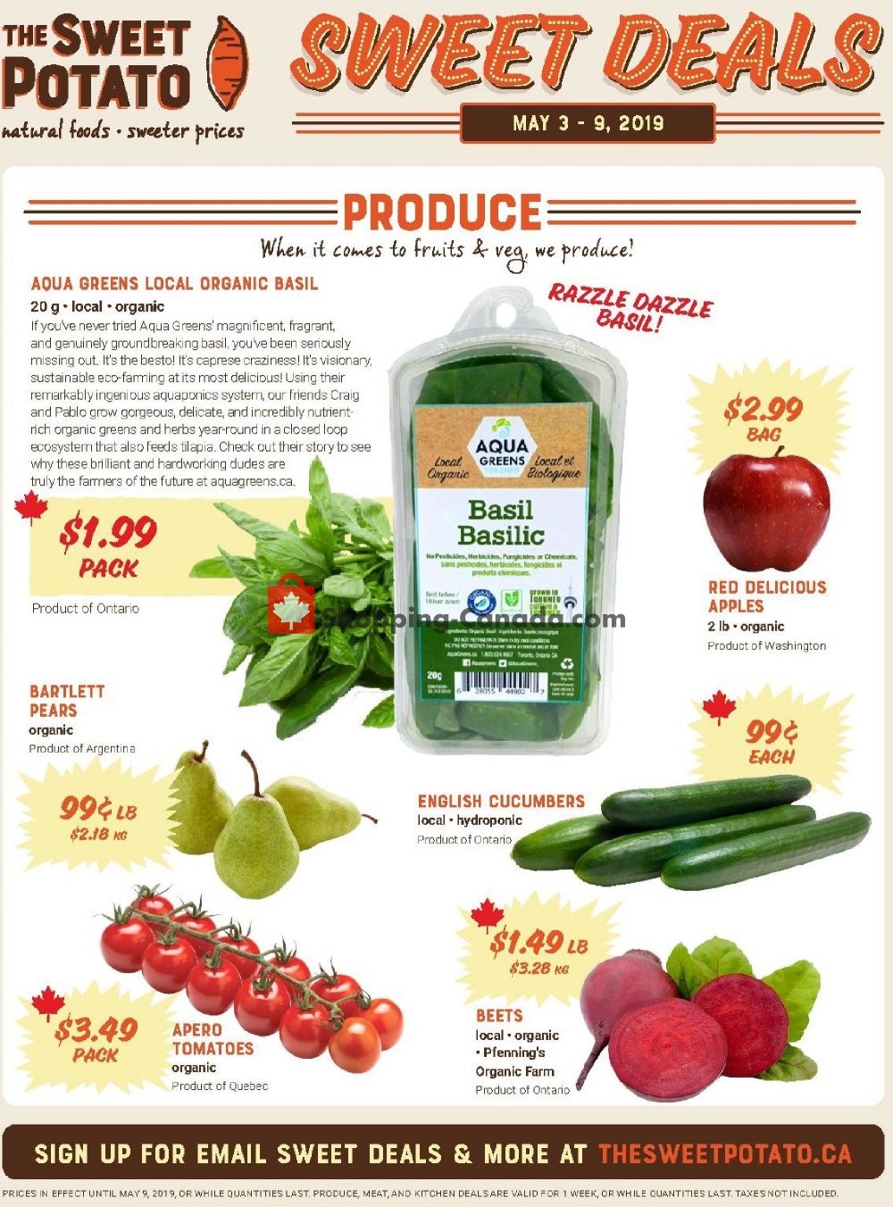 The Sweet Potato flyer from Friday May 3, 2019 to Thursday May 9, 2019 - page 1