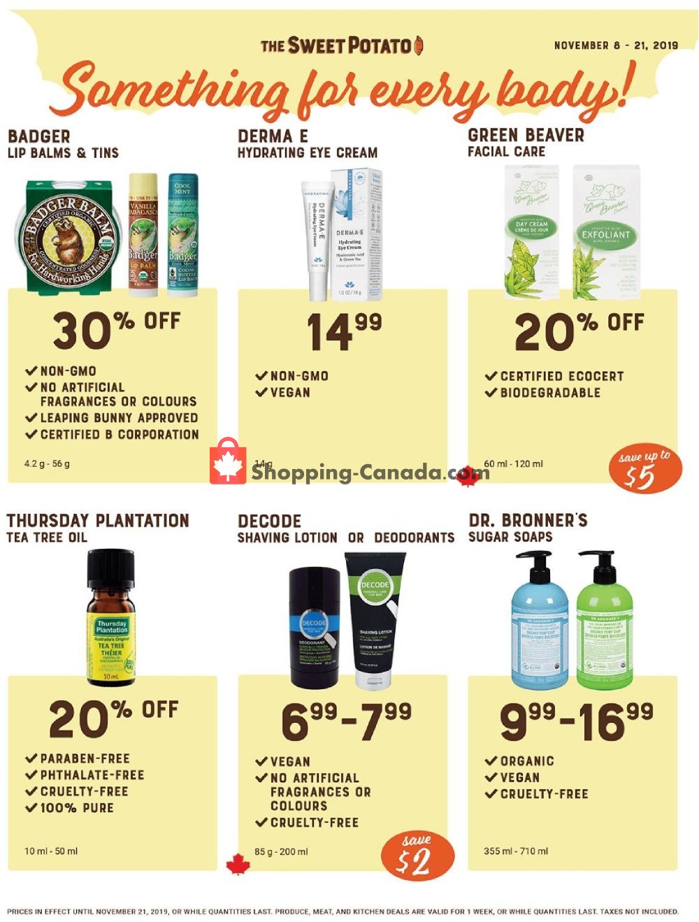 The Sweet Potato flyer from Friday November 8, 2019 to Thursday November 14, 2019 - page 9