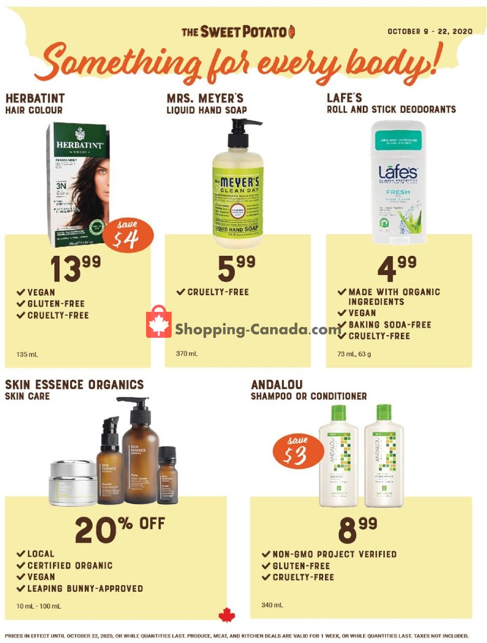 The Sweet Potato flyer from Friday October 9, 2020 to Thursday October 22, 2020 - page 9