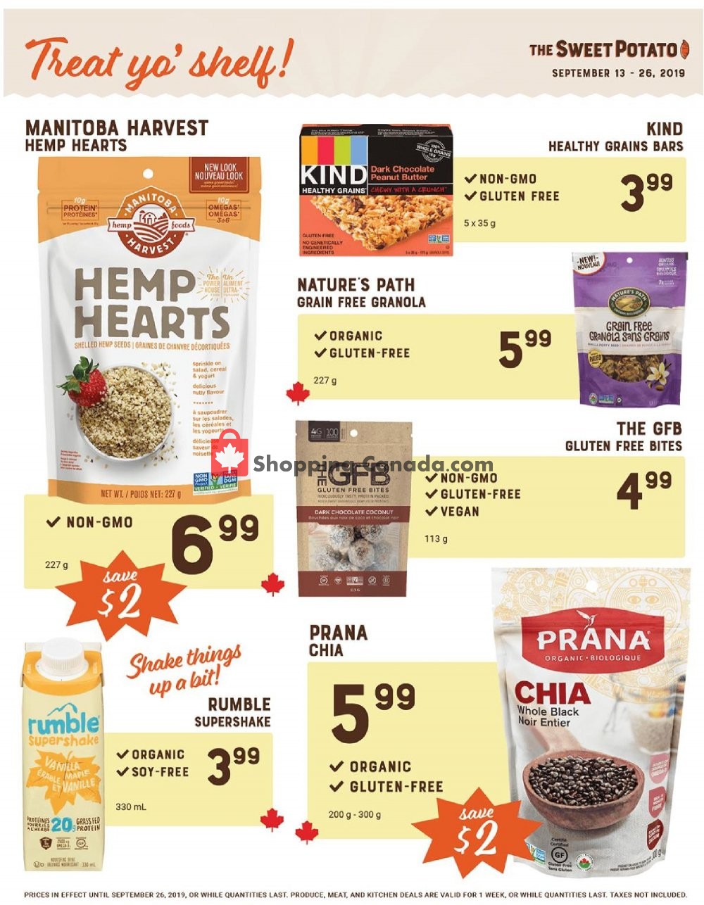 The Sweet Potato flyer from Friday September 13, 2019 to Thursday September 19, 2019 - page 3