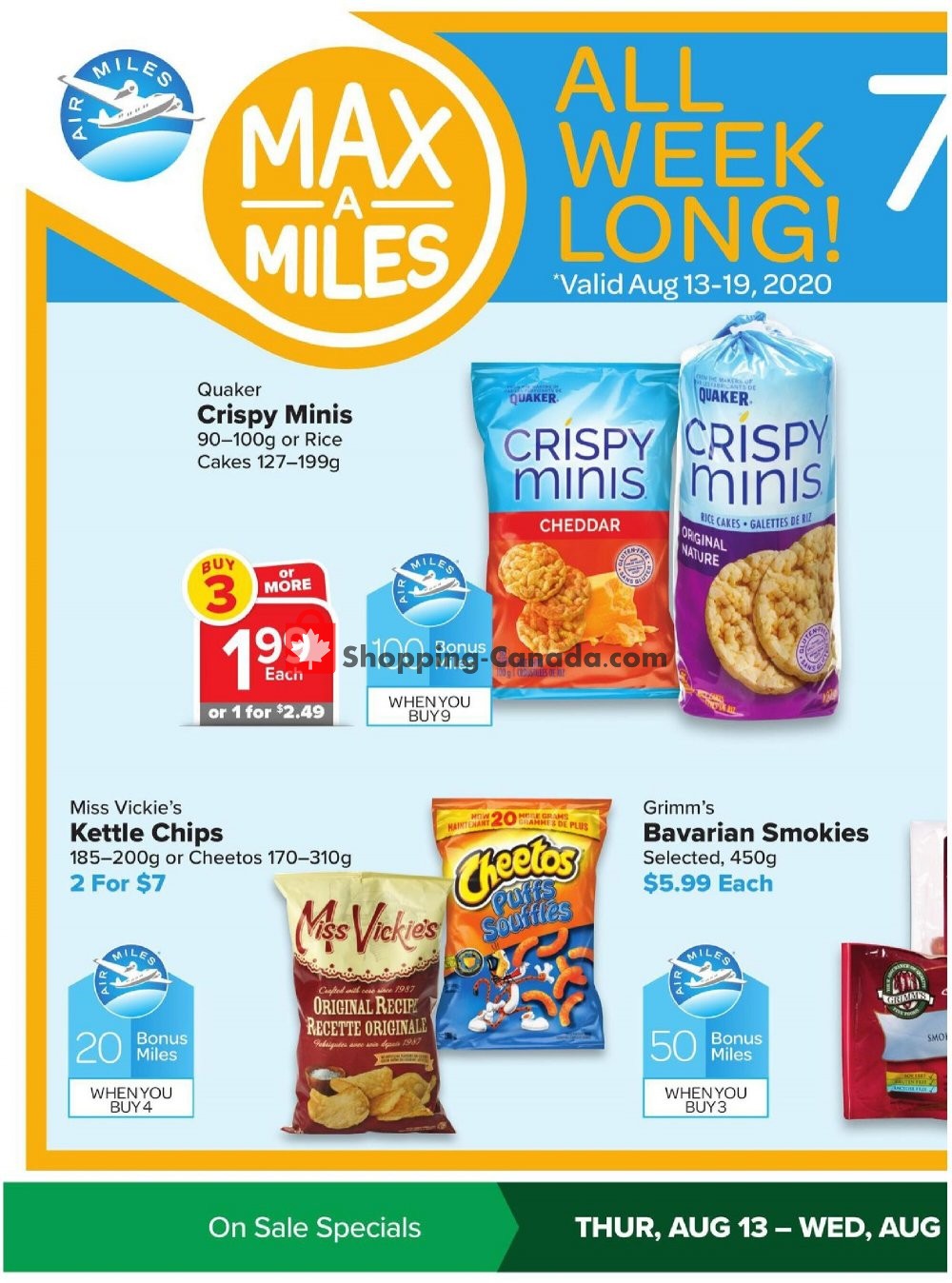Thrifty Foods Canada, flyer - (All Week Long): August 13 - August 19