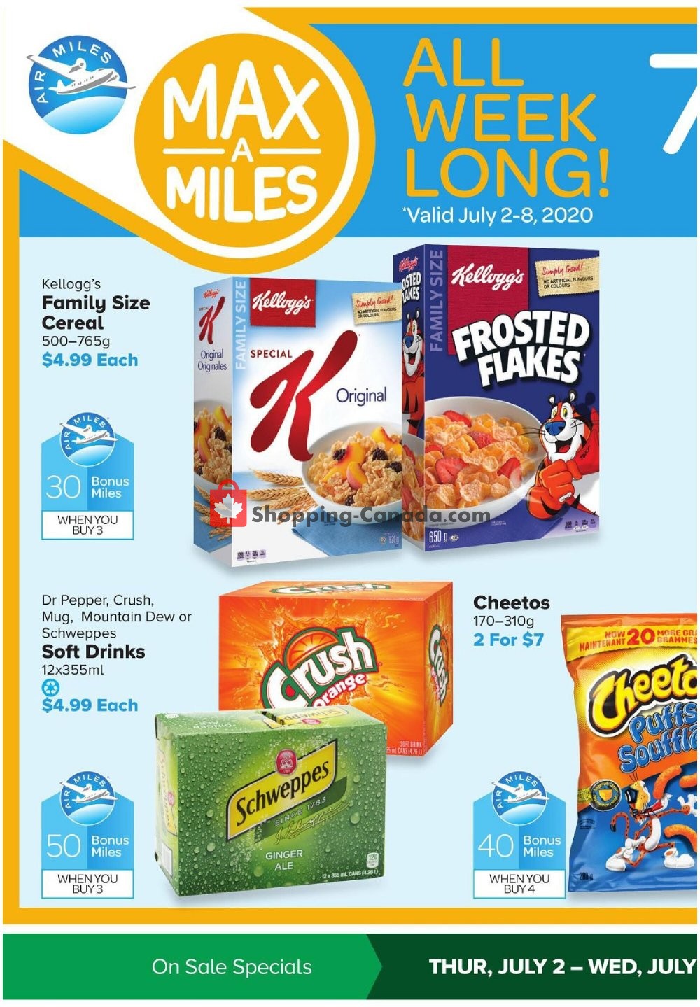 Thrifty Foods flyer from Thursday July 2, 2020 to Wednesday July 8, 2020 - page 1