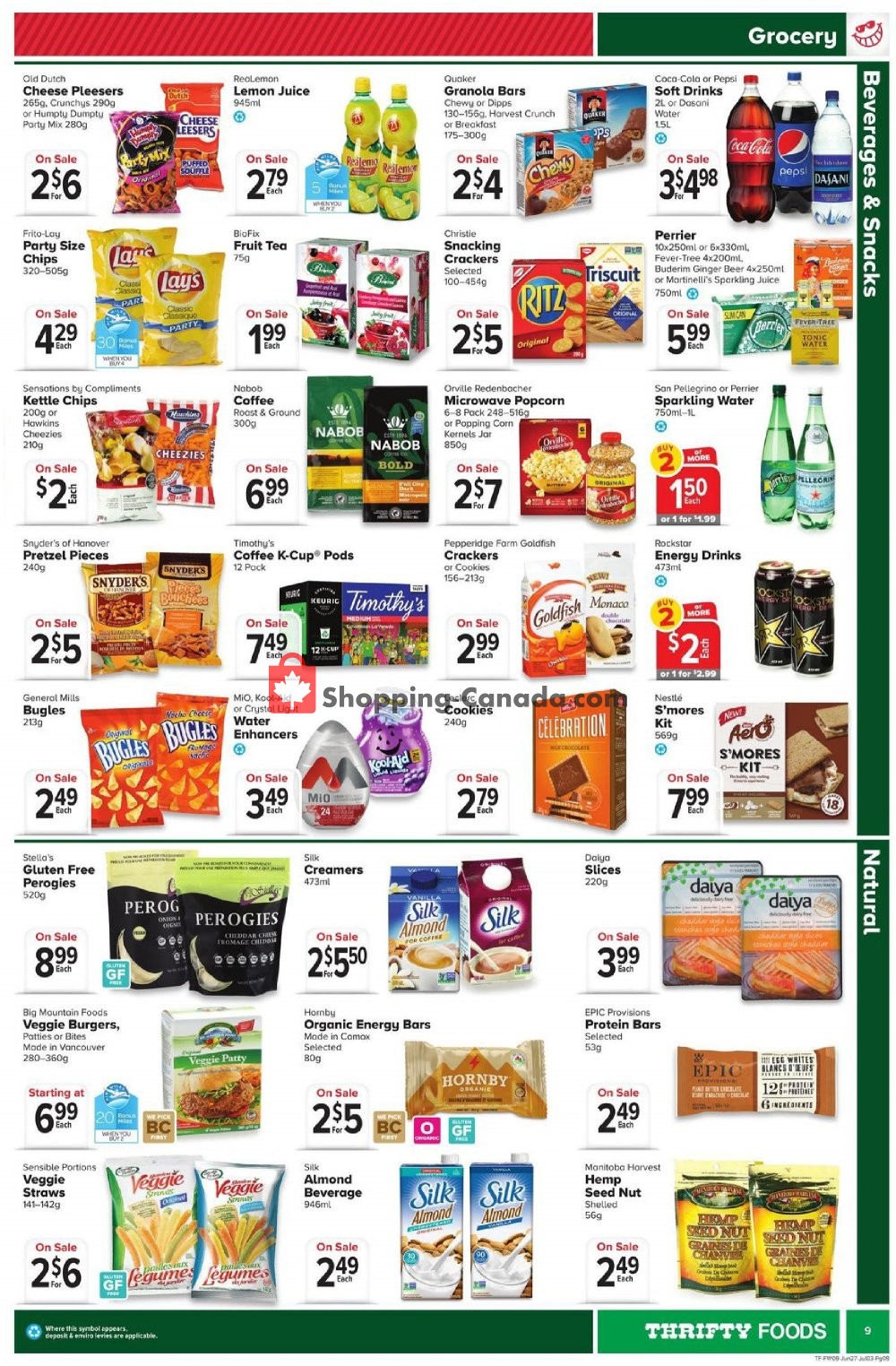 Thrifty Foods flyer from Thursday June 27, 2019 to Wednesday July 3, 2019 - page 9