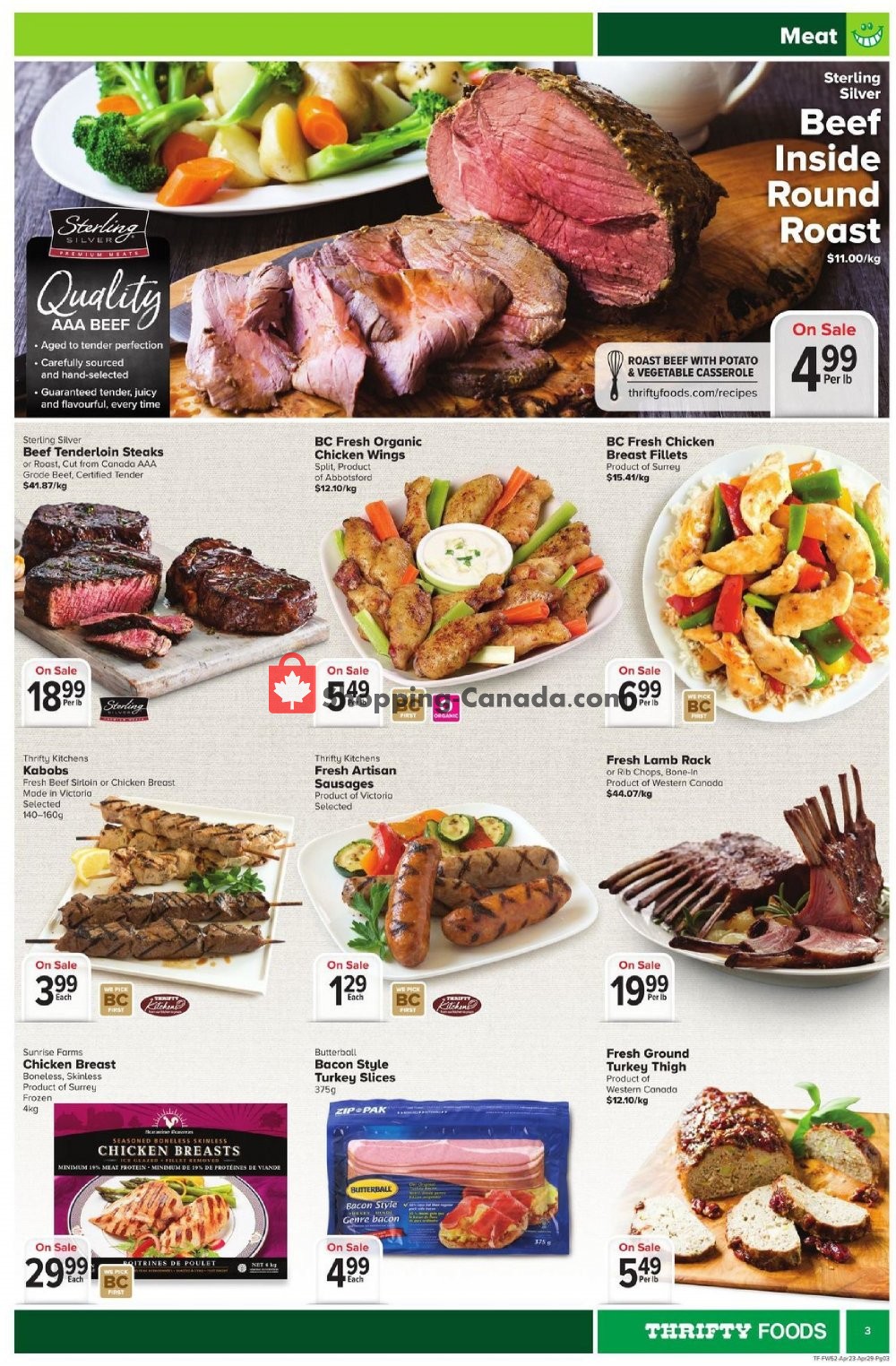 Thrifty Foods flyer from Thursday April 23, 2020 to Wednesday April 29, 2020 - page 3