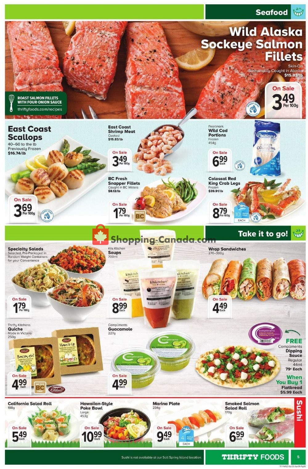 Thrifty Foods flyer from Thursday April 23, 2020 to Wednesday April 29, 2020 - page 5
