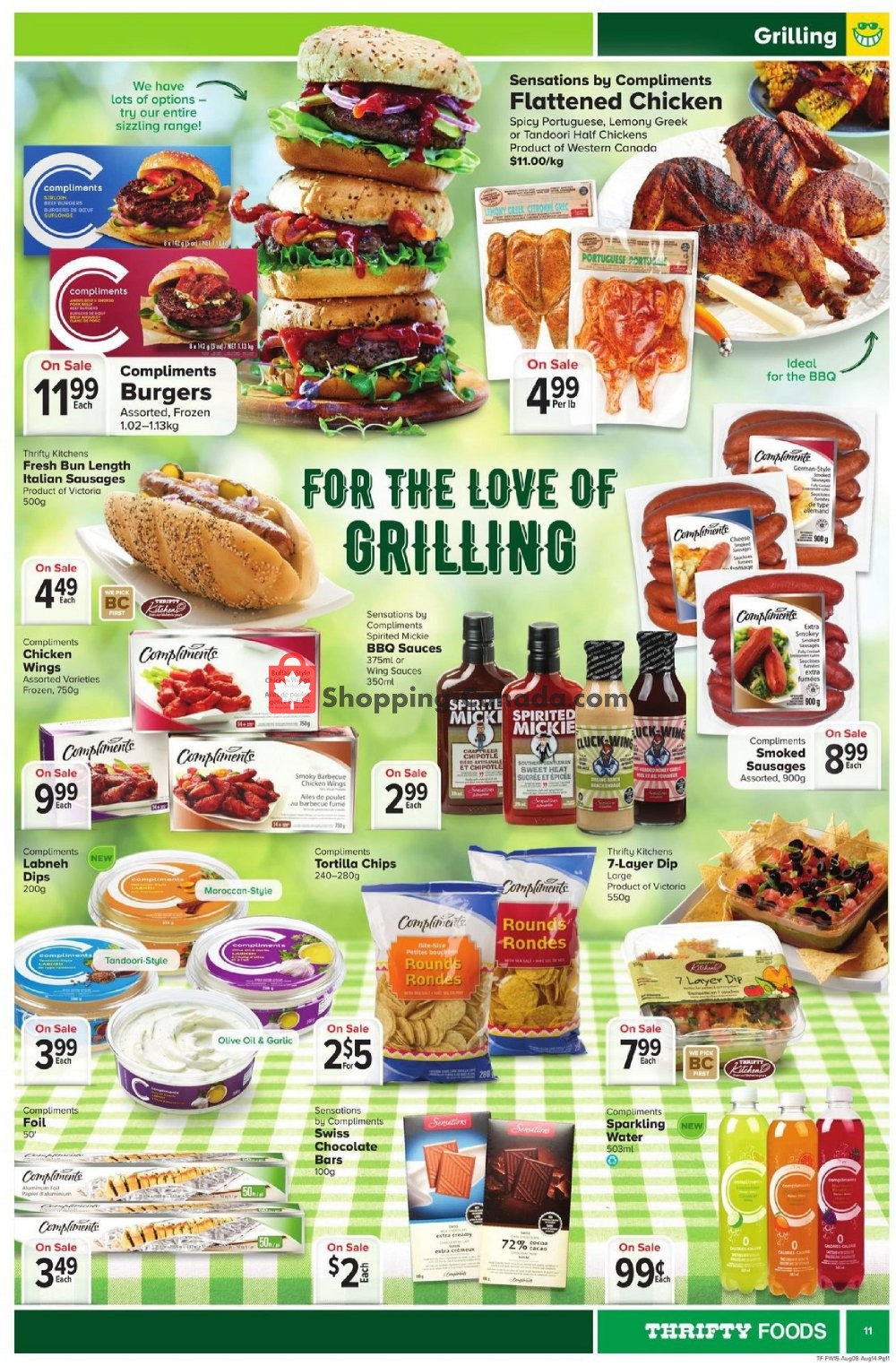 Thrifty Foods flyer from Thursday August 8, 2019 to Wednesday August 14, 2019 - page 11
