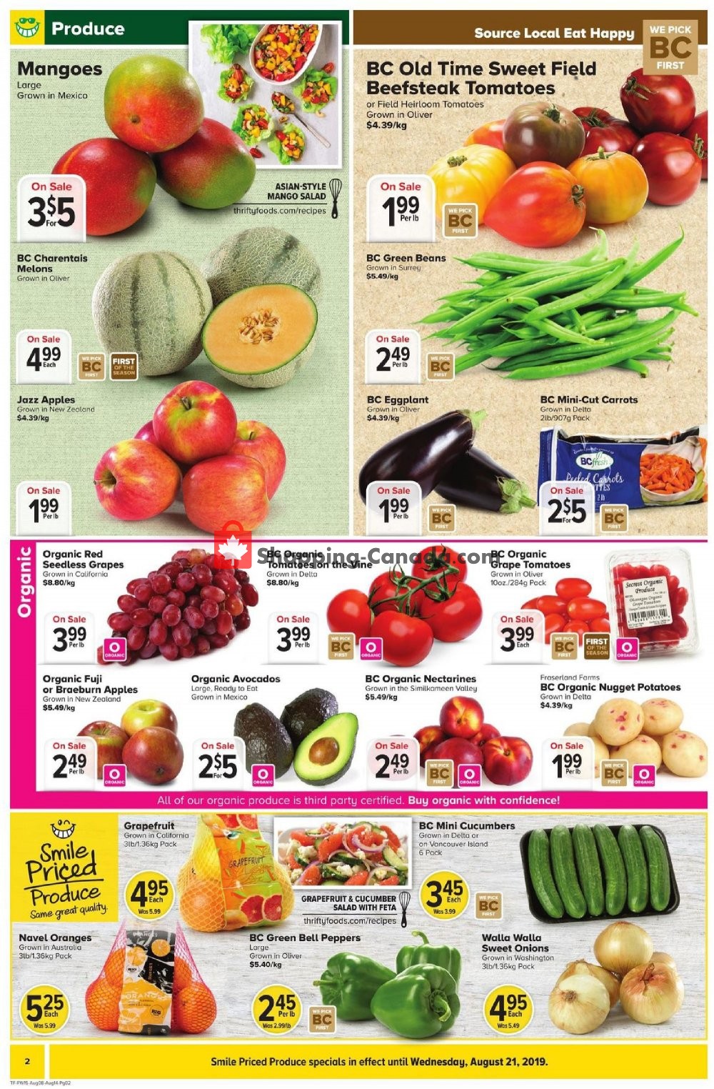 Thrifty Foods flyer from Thursday August 8, 2019 to Wednesday August 14, 2019 - page 2