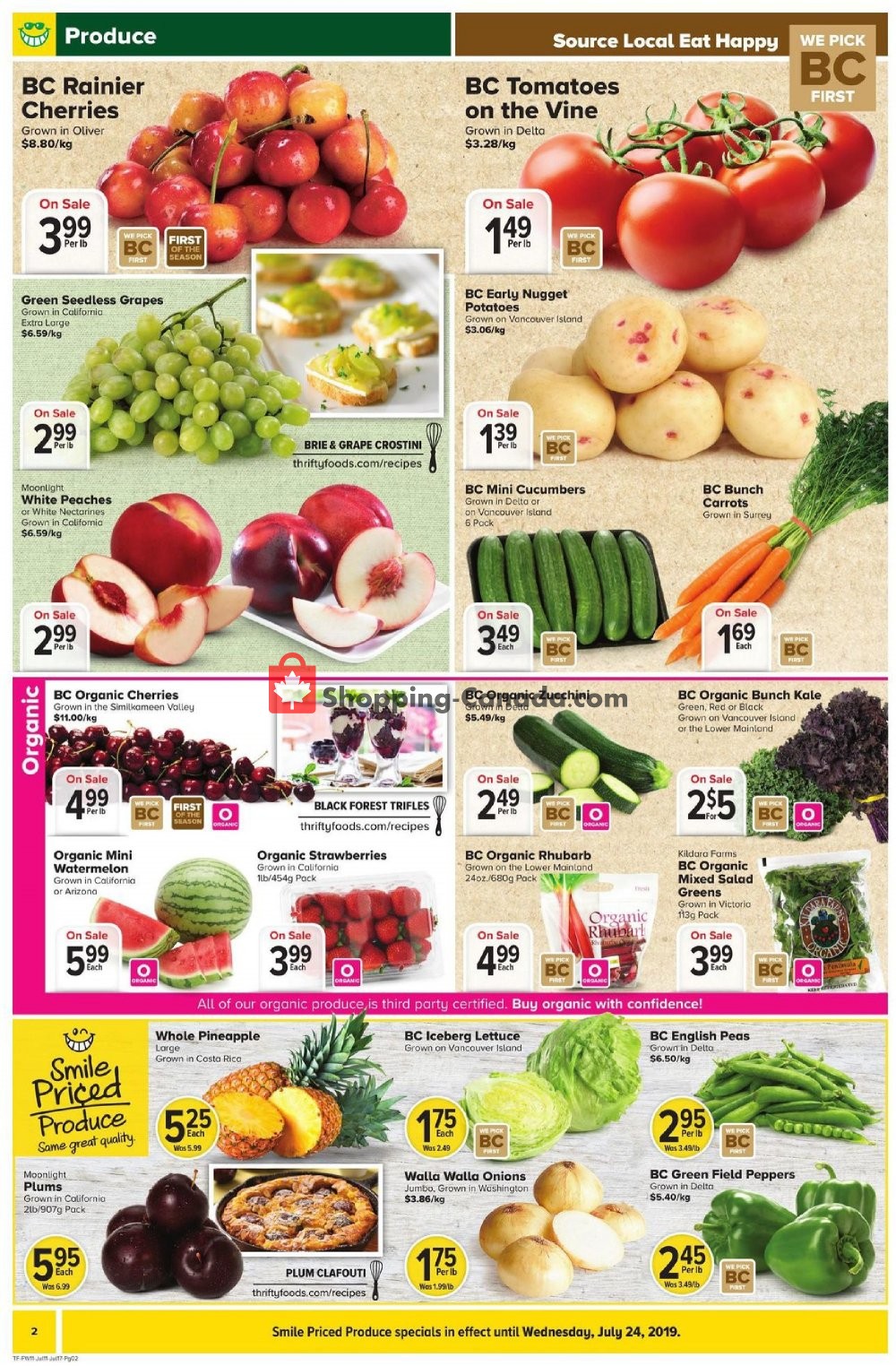 Thrifty Foods flyer from Thursday July 11, 2019 to Wednesday July 17, 2019 - page 2