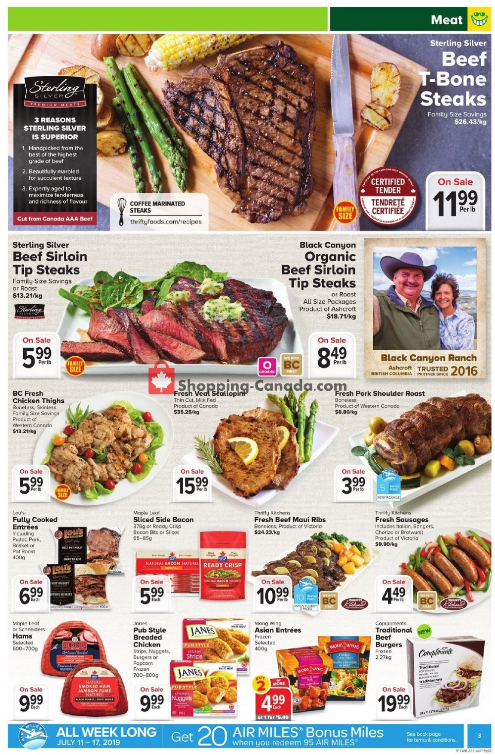 Thrifty Foods flyer from Thursday July 11, 2019 to Wednesday July 17, 2019 - page 3