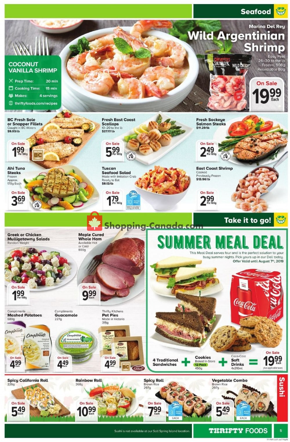 Thrifty Foods flyer from Thursday July 11, 2019 to Wednesday July 17, 2019 - page 5