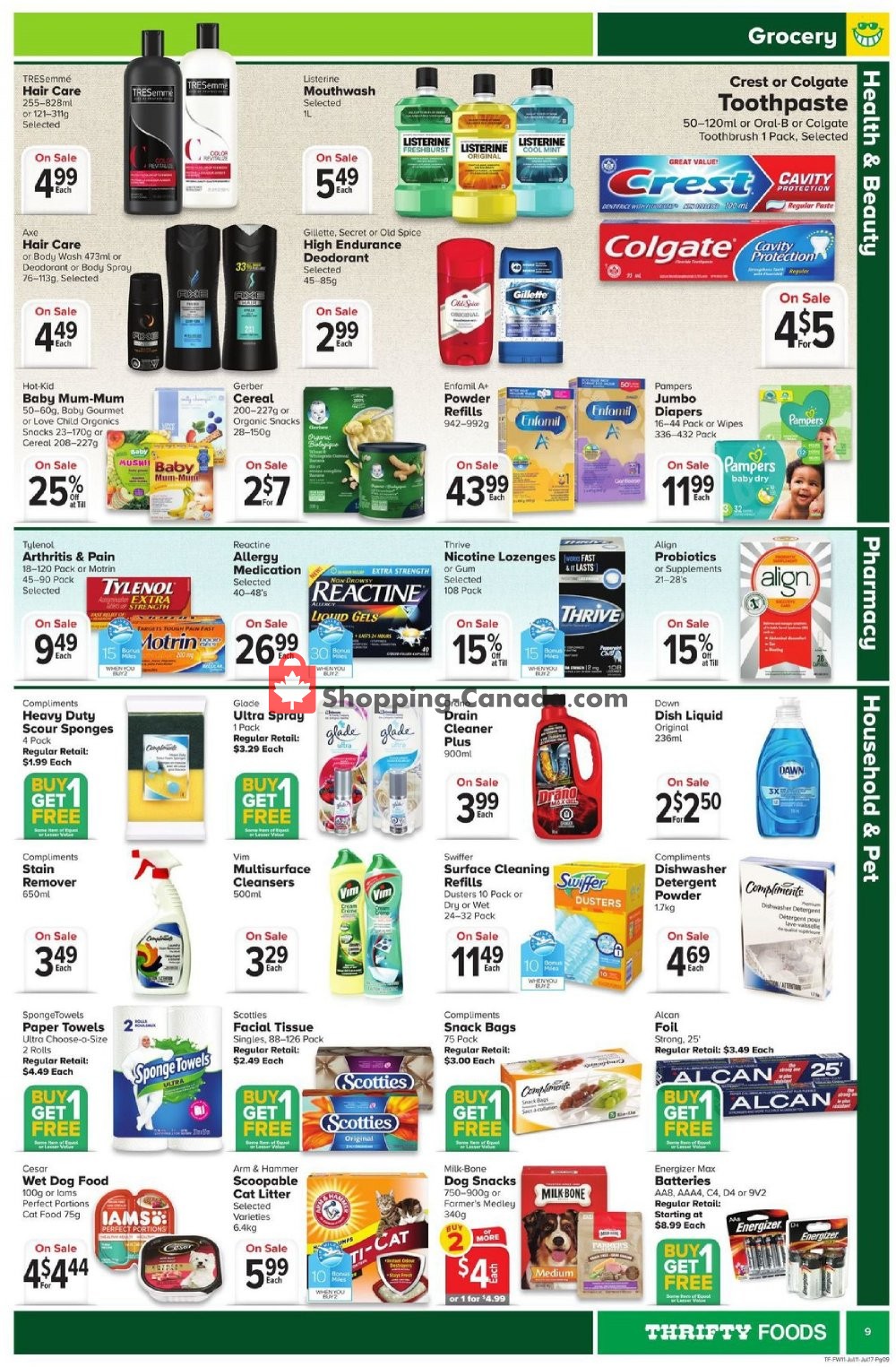 Thrifty Foods flyer from Thursday July 11, 2019 to Wednesday July 17, 2019 - page 9