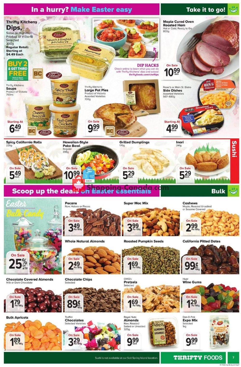 Thrifty Foods flyer from Thursday April 18, 2019 to Wednesday April 24, 2019 - page 7