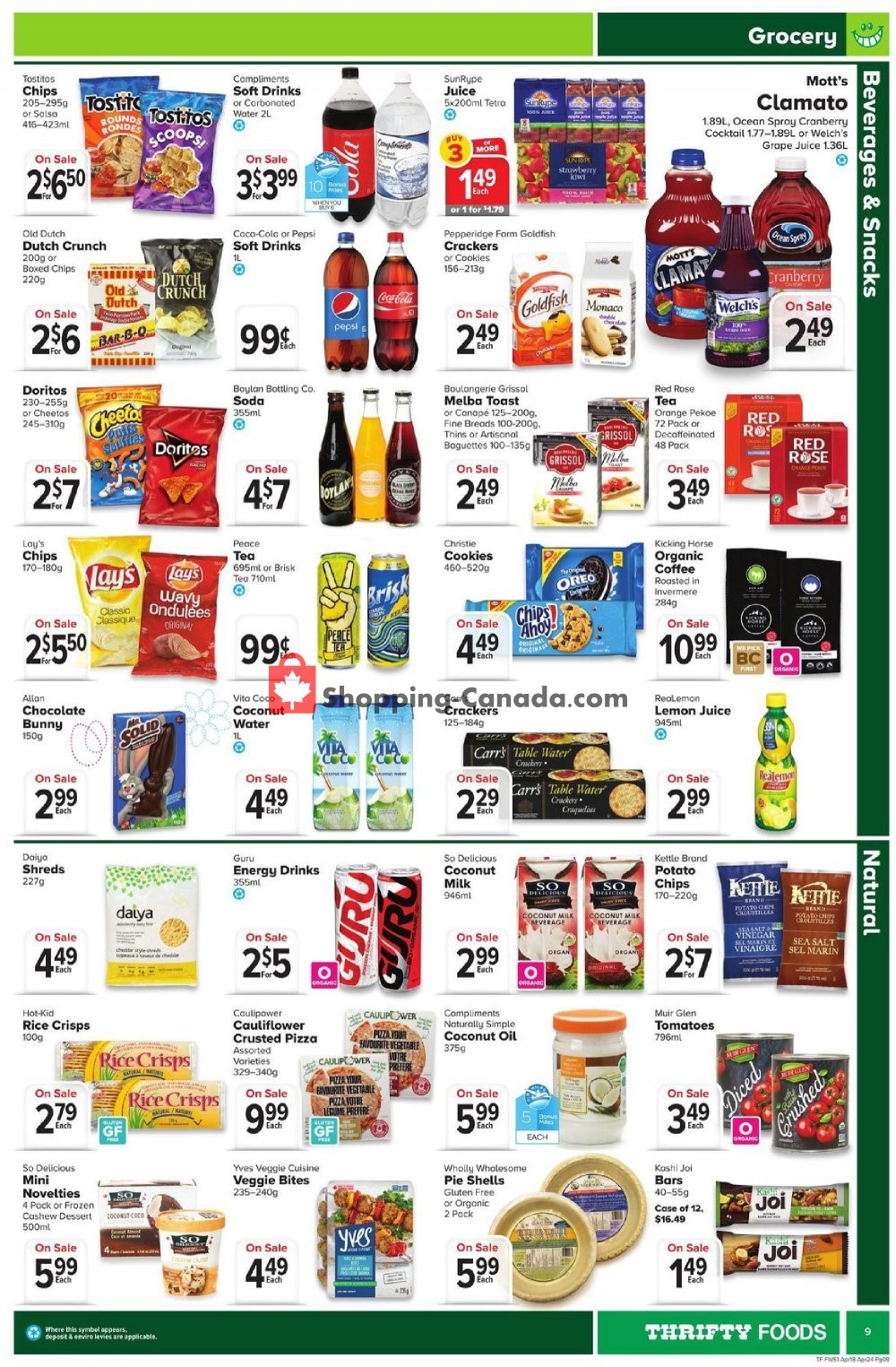 Thrifty Foods flyer from Thursday April 18, 2019 to Wednesday April 24, 2019 - page 9