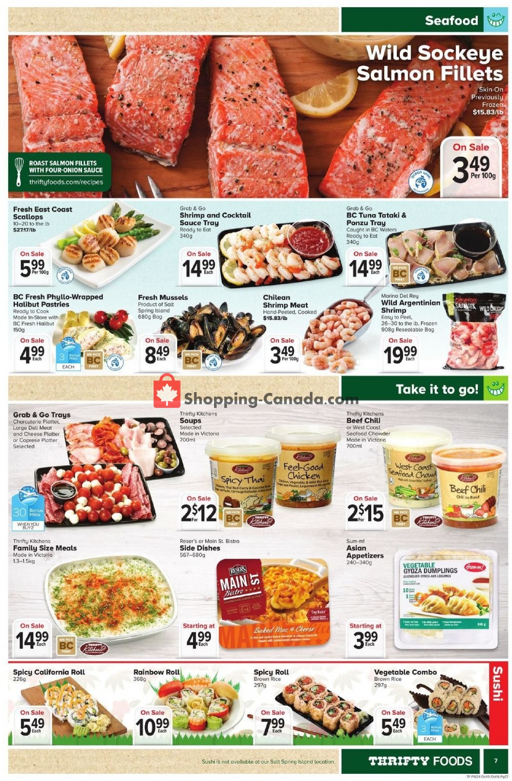 Thrifty Foods flyer from Thursday October 10, 2019 to Wednesday October 16, 2019 - page 7