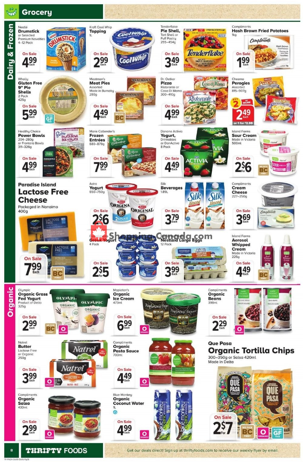Thrifty Foods flyer from Thursday October 10, 2019 to Wednesday October 16, 2019 - page 8