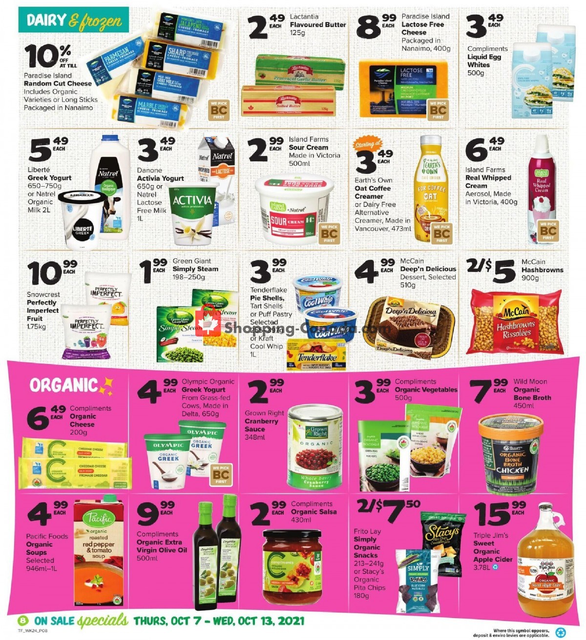 Thrifty Foods flyer from Thursday October 7, 2021 to Wednesday October 13, 2021 - page 9
