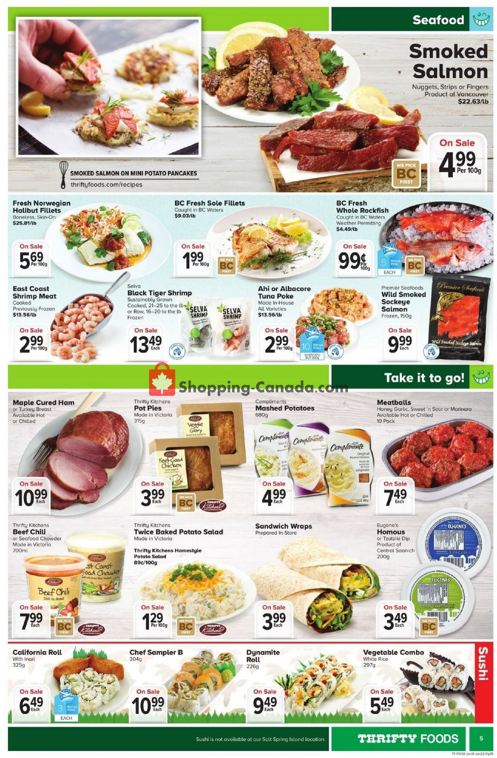 Thrifty Foods flyer from Thursday January 16, 2020 to Wednesday January 22, 2020 - page 9