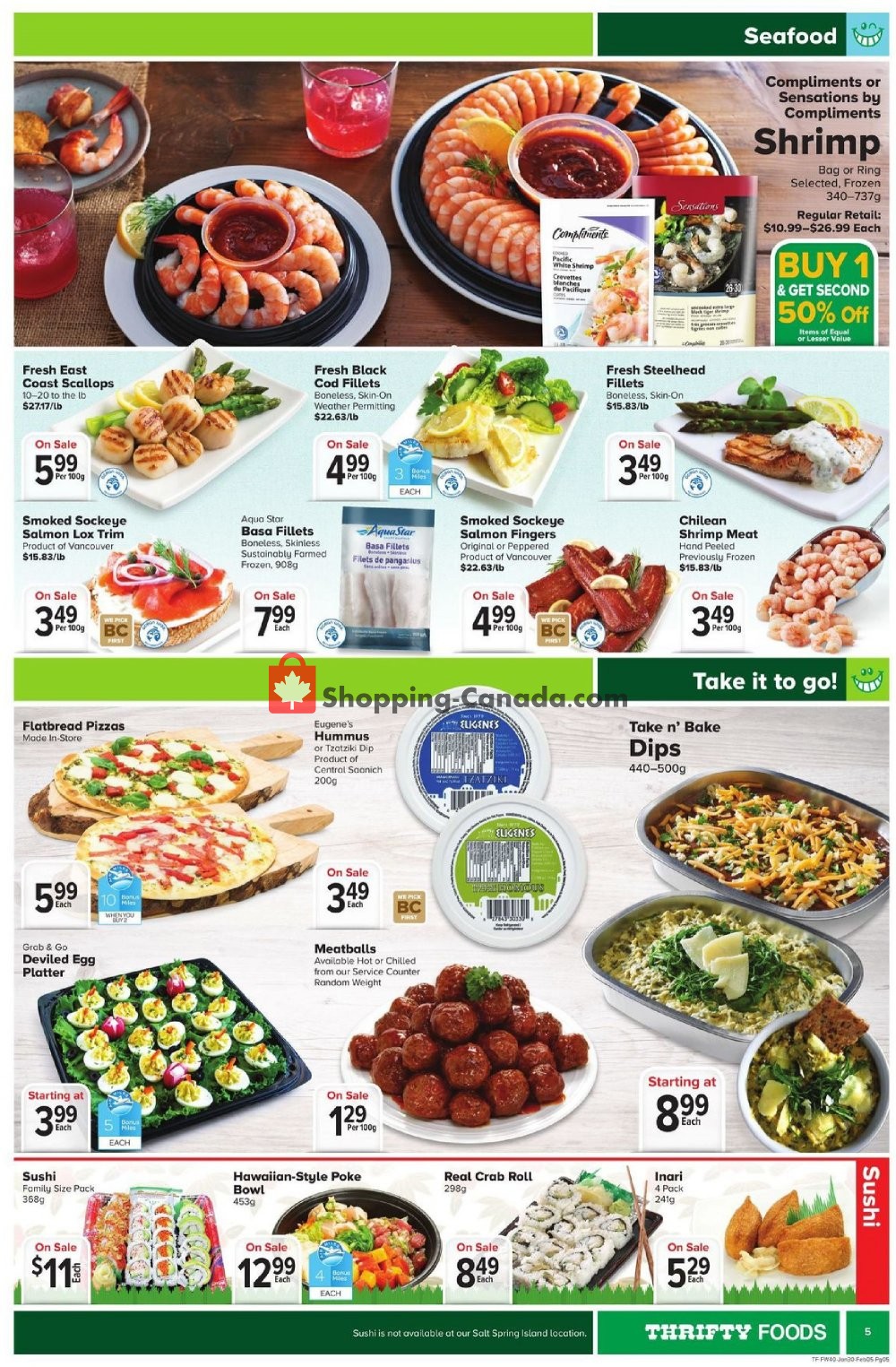 Thrifty Foods flyer from Thursday January 30, 2020 to Wednesday February 5, 2020 - page 5