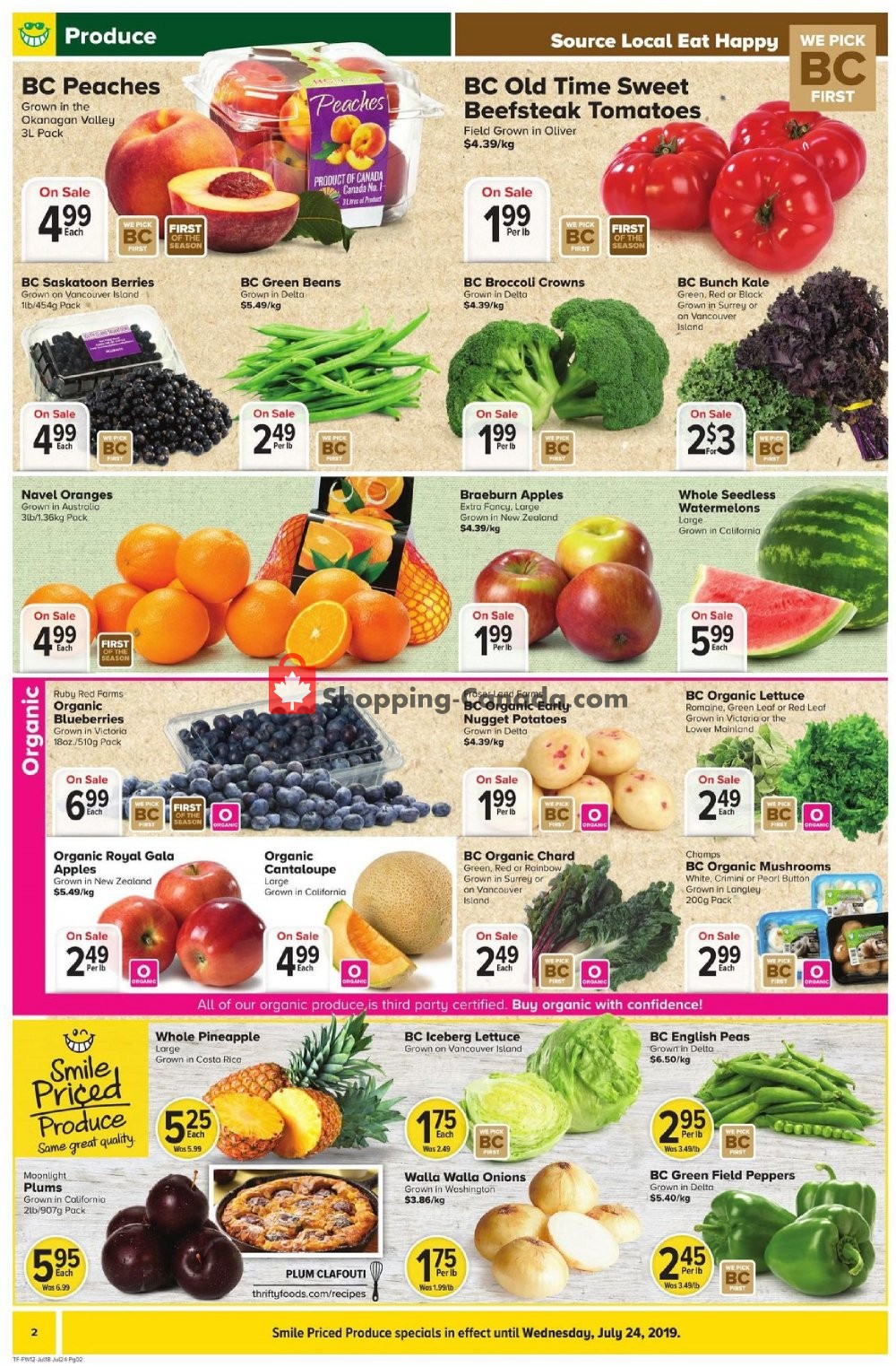 Thrifty Foods flyer from Thursday July 18, 2019 to Wednesday July 24, 2019 - page 2