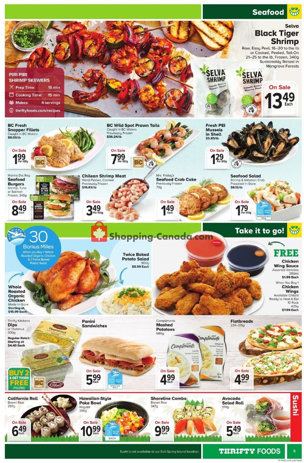 Thrifty Foods flyer from Thursday July 18, 2019 to Wednesday July 24, 2019 - page 5