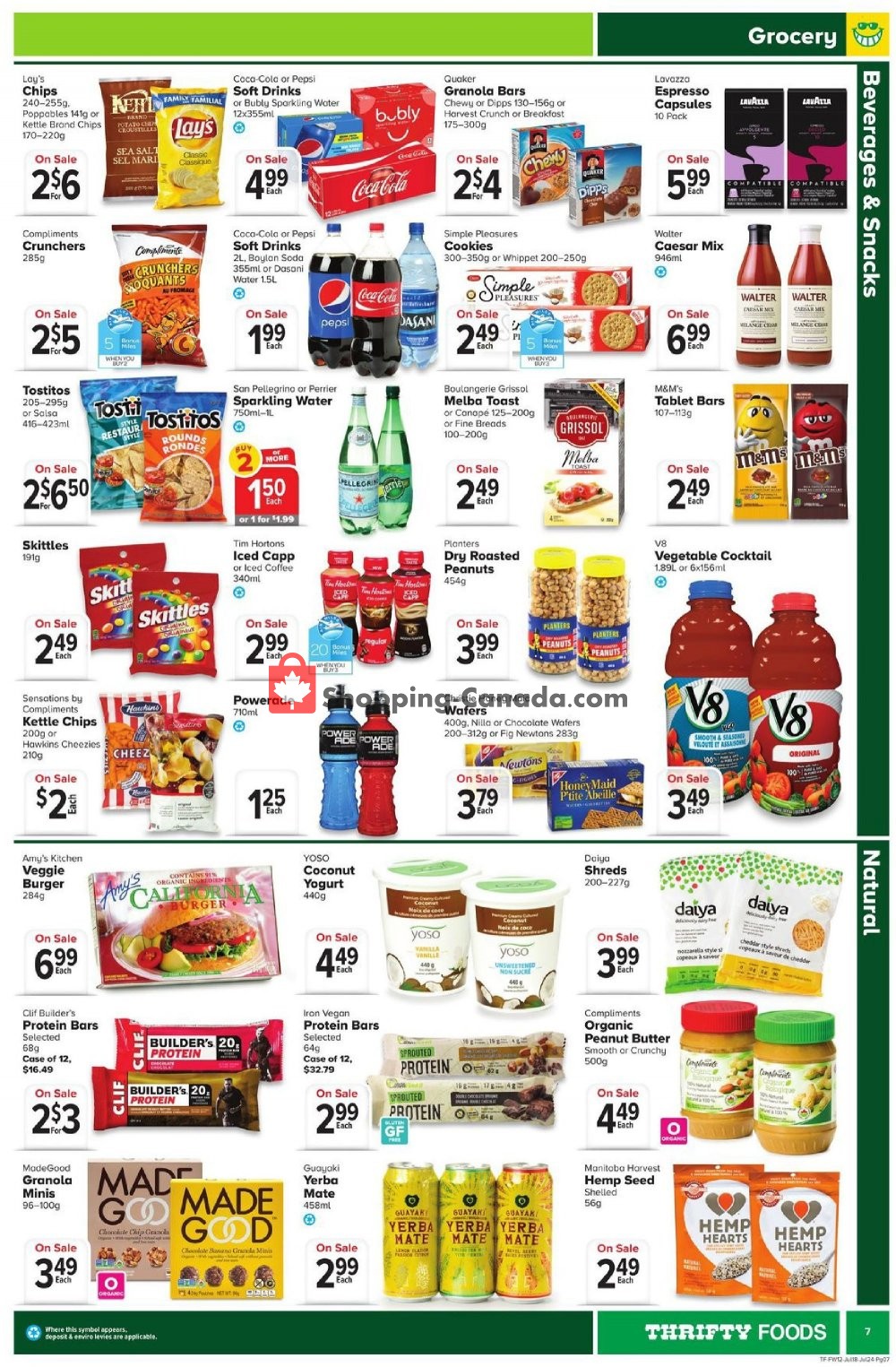 Thrifty Foods flyer from Thursday July 18, 2019 to Wednesday July 24, 2019 - page 7